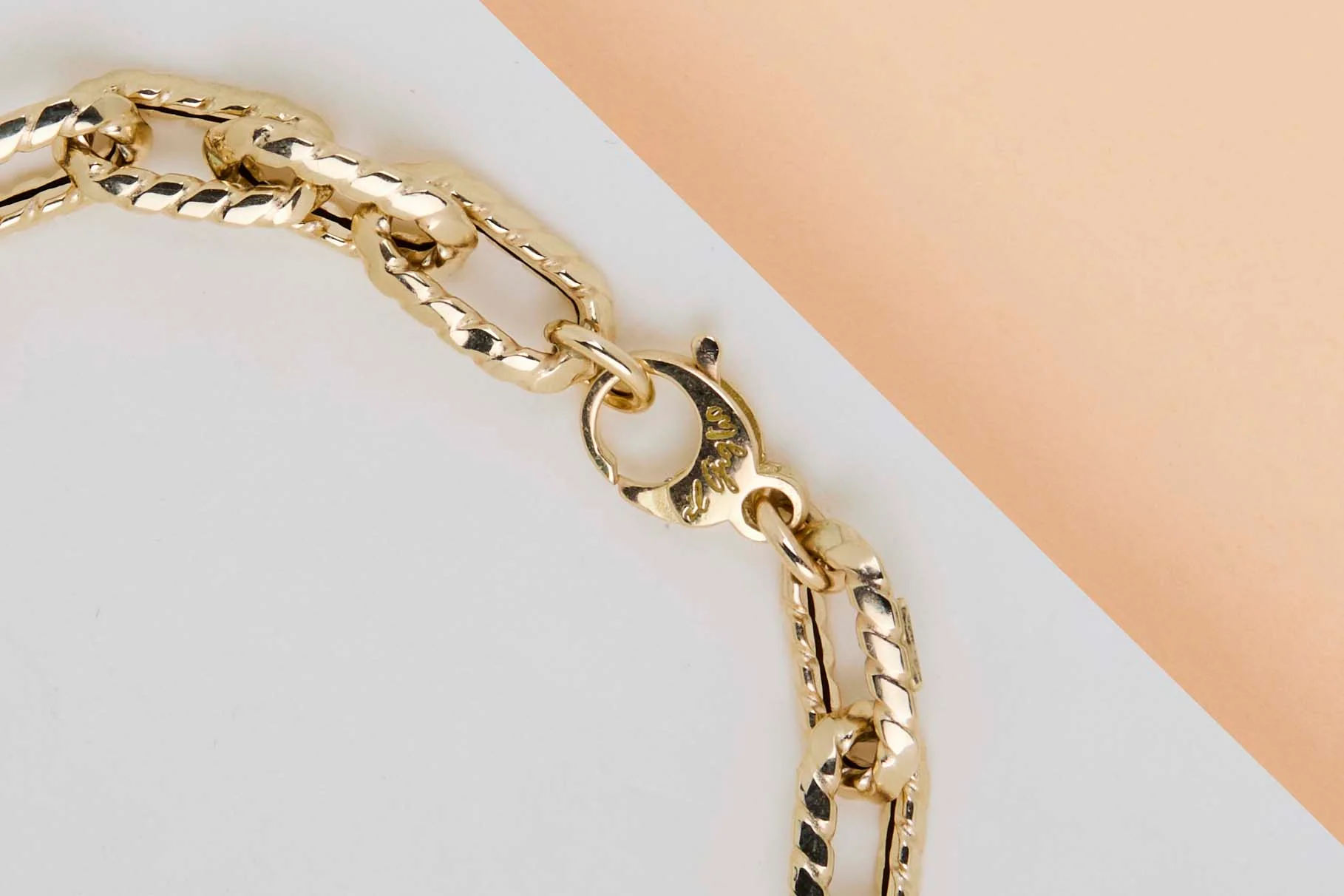 18 Ct. Yellow Gold Bracelet - 19,5 cm - Image 2