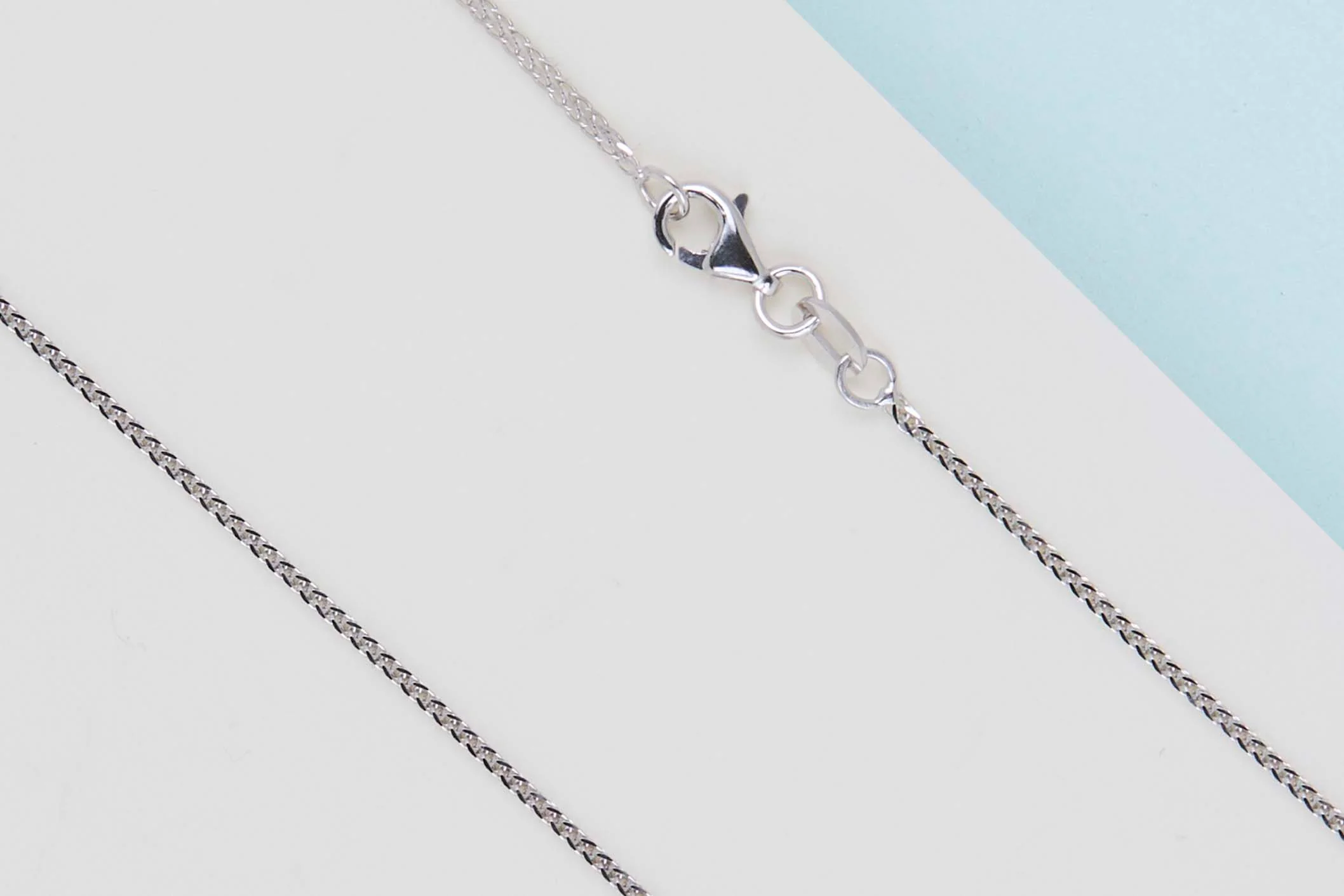 18ct. White Gold Necklace - 60,5 CM