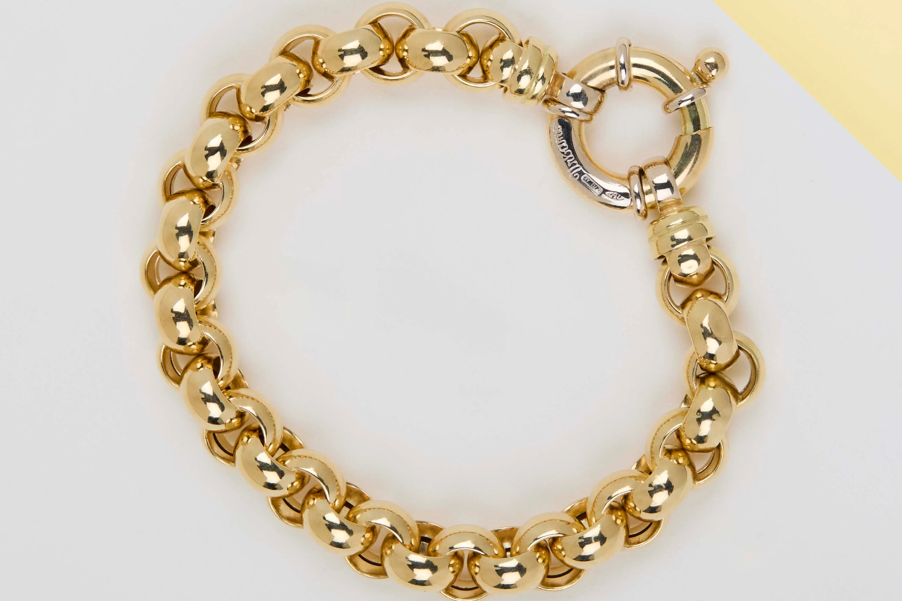 18ct. Yellow Gold Bracelet - 19,5 CM