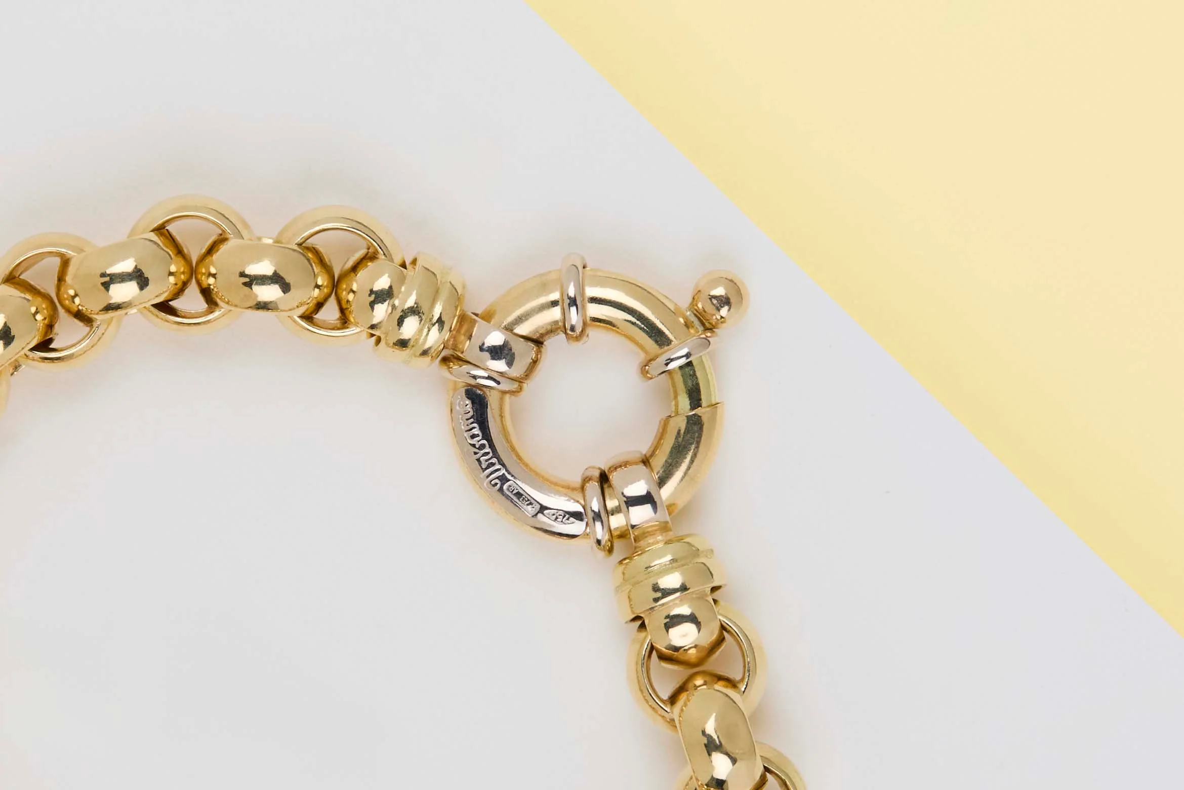 18ct. Yellow Gold Bracelet - 19,5 CM - Image 2