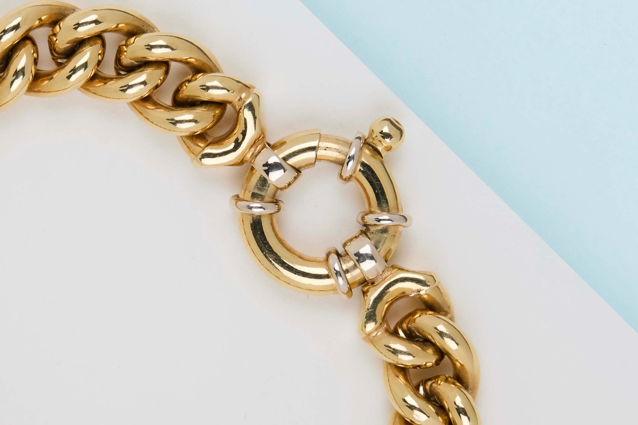 18ct. Yellow Gold Bracelet - 20.5 CM - Image 2