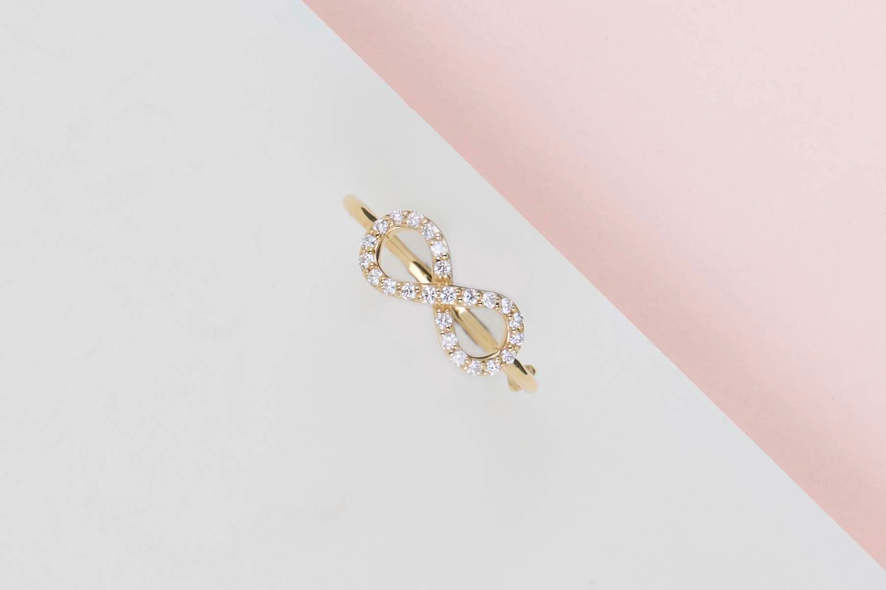 18ct. Yellow Gold Ring - Diamonds - Size 53 - Image 2