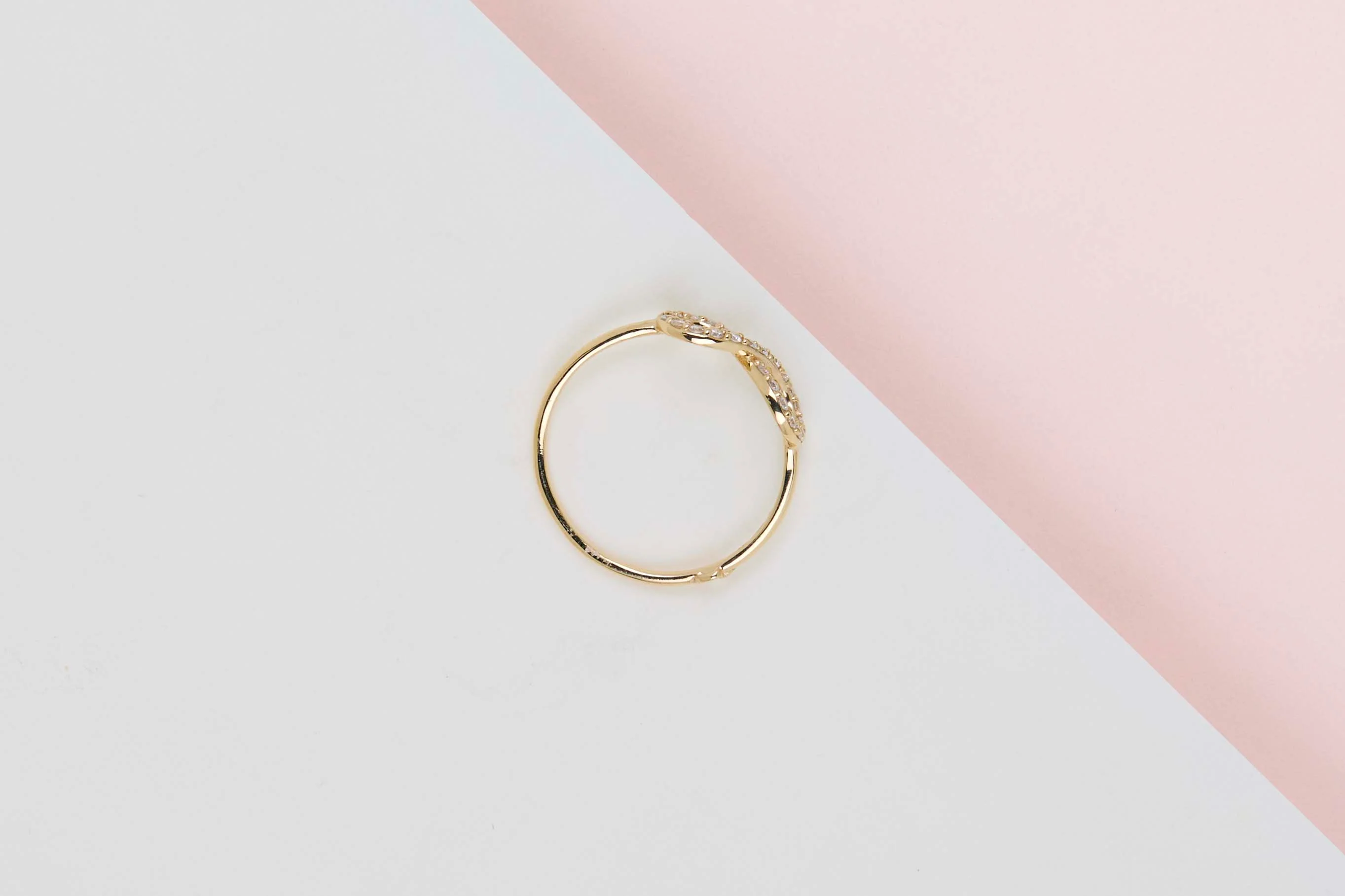 18ct. Yellow Gold Ring - Diamonds - Size 53 - Image 3