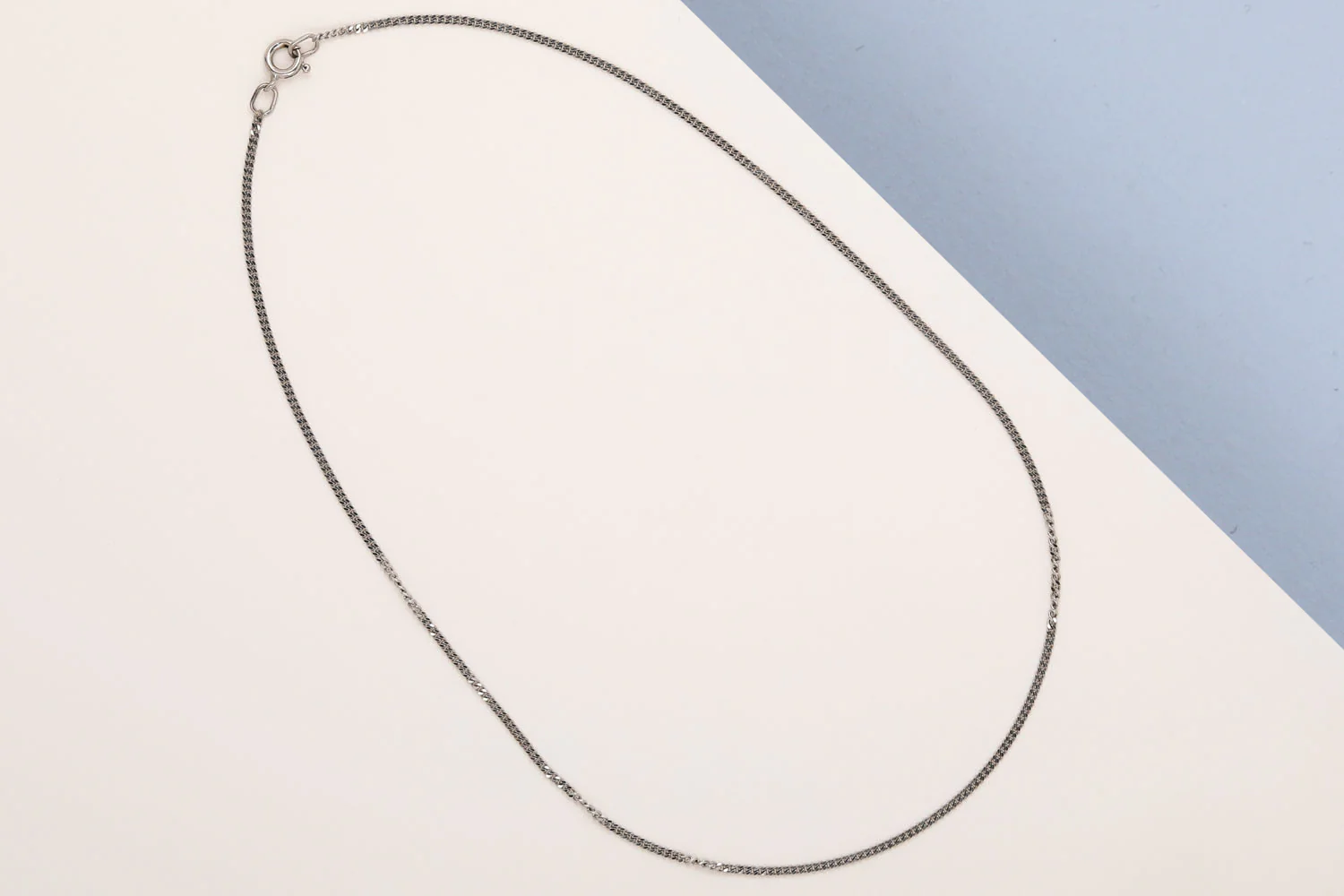14 ct. White Gold Necklace - 38 CM