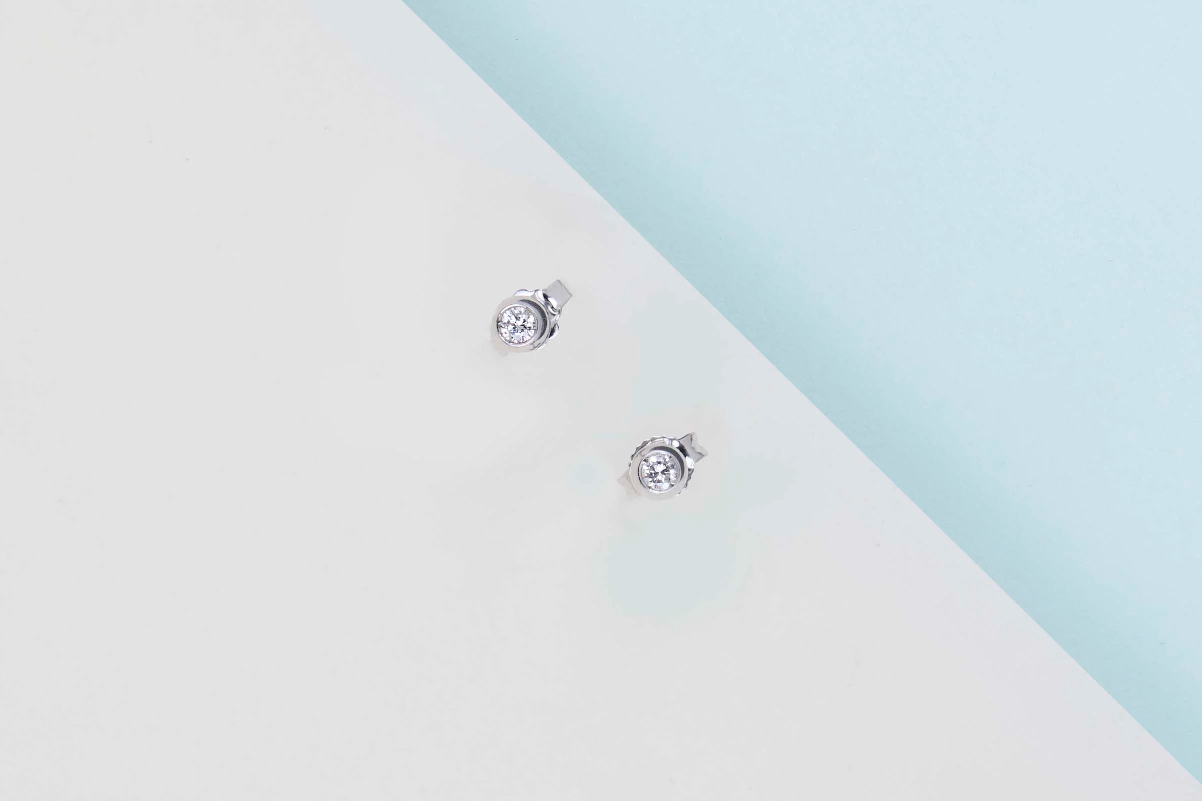 18ct. White Gold Cipollina Earrings - Diamonds