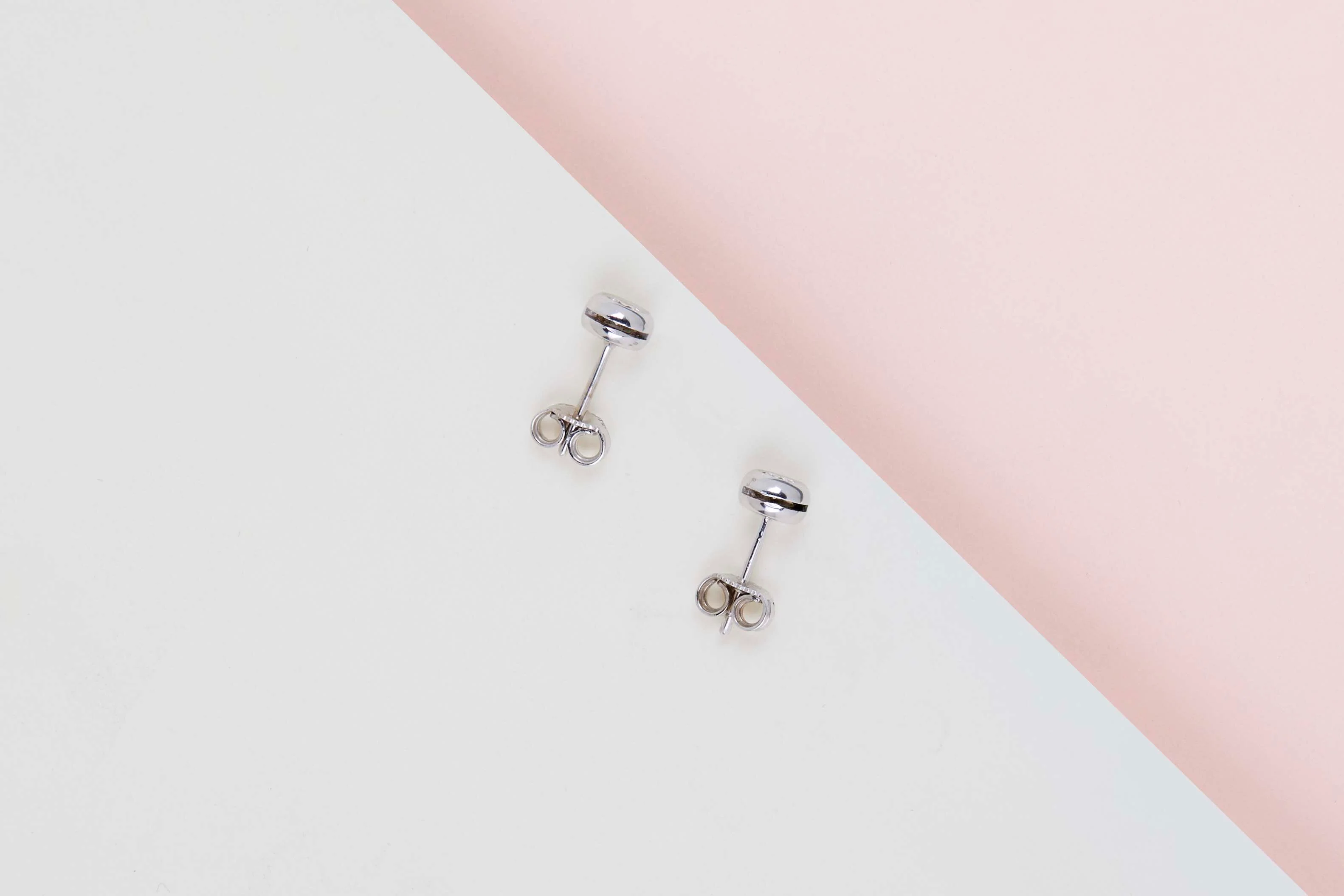 18ct. White Gold Cipollina Earrings - Diamonds - Image 2