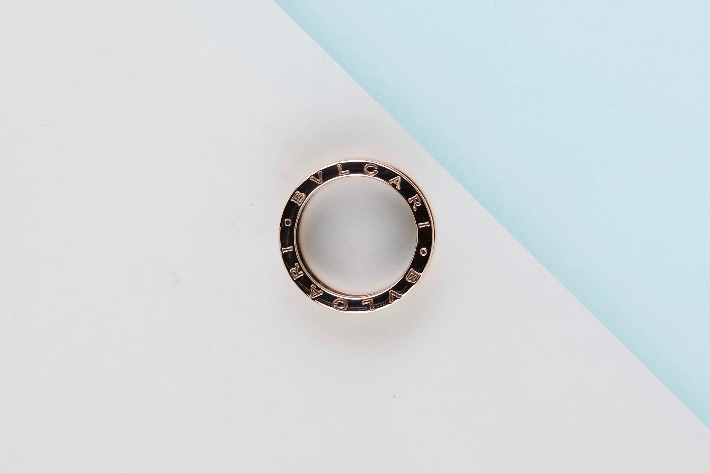 B.Zero 1 Four Band Ring - Size 54 - Rose Gold & Ceramic - B - Image 3