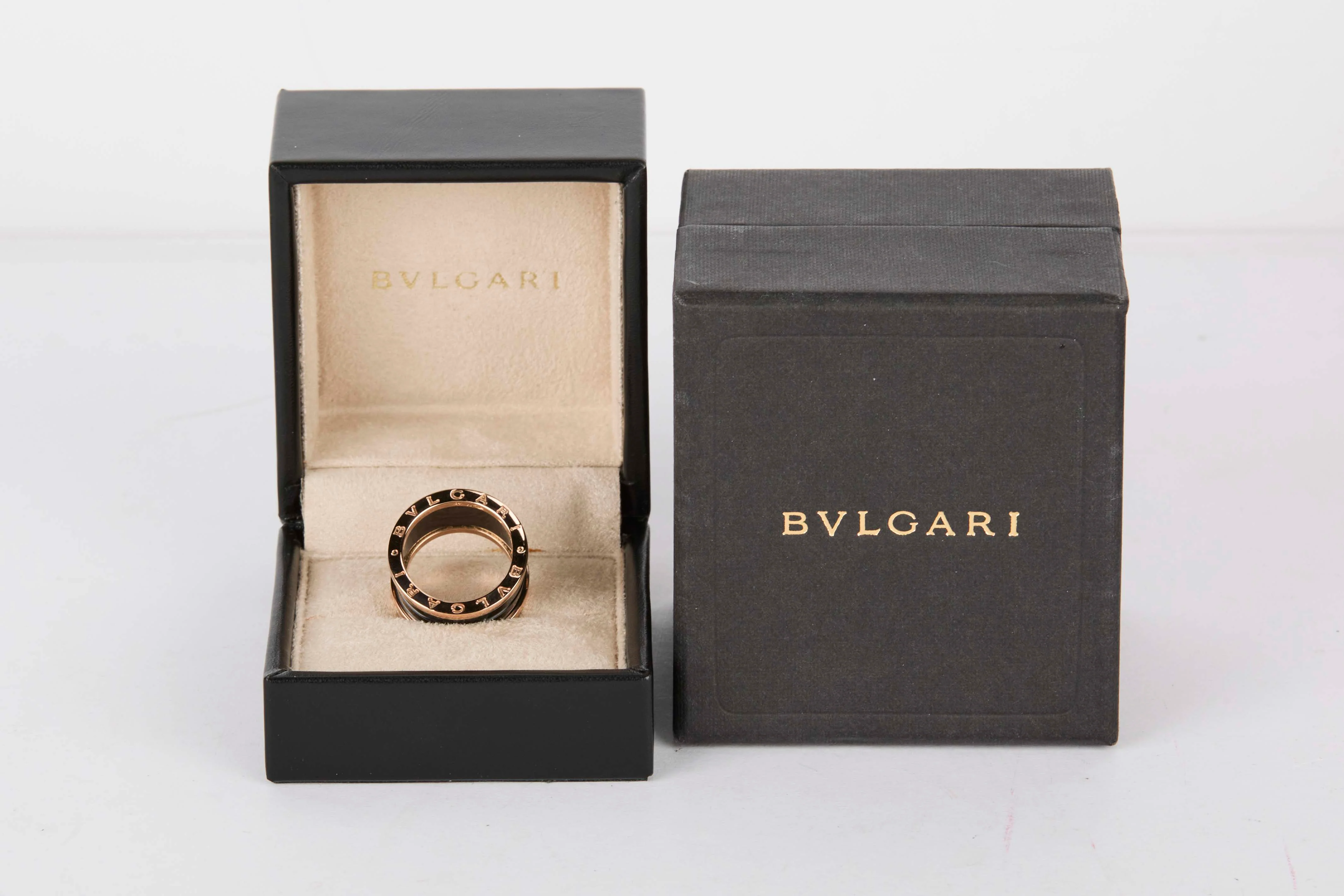 B.Zero 1 Four Band Ring - Size 54 - Rose Gold & Ceramic - B - Image 4