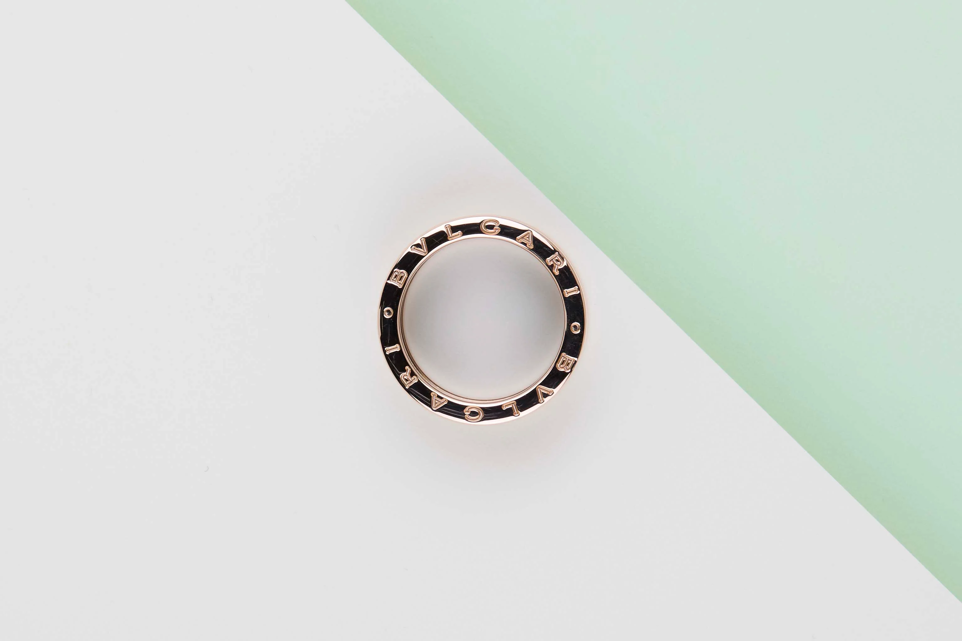B.Zero 1 Four Band Ring - Size 56 - Rose Gold & Ceramic - B - Image 3