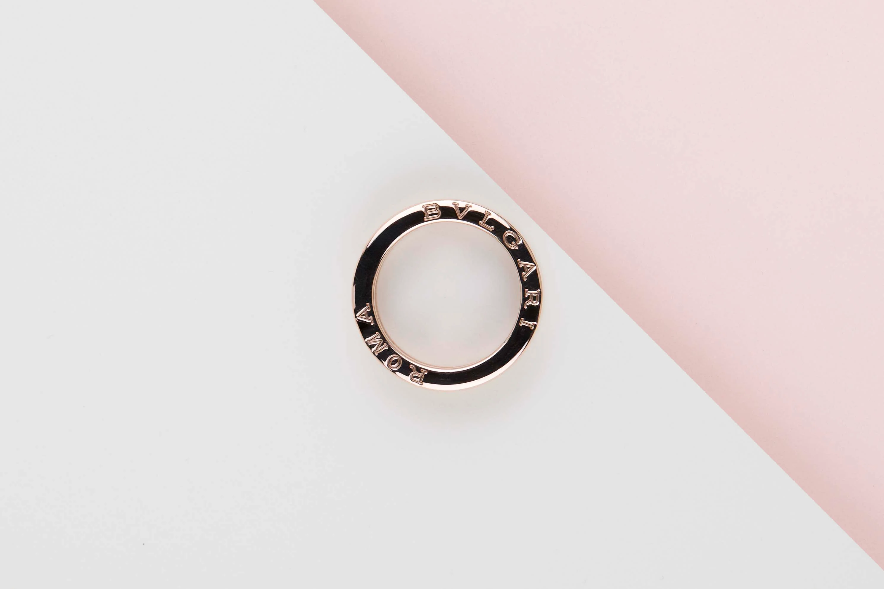 B.Zero 1 Two Band Ring - Rose Gold & Cermet - Roma Edition - Size 53 - B - Image 3