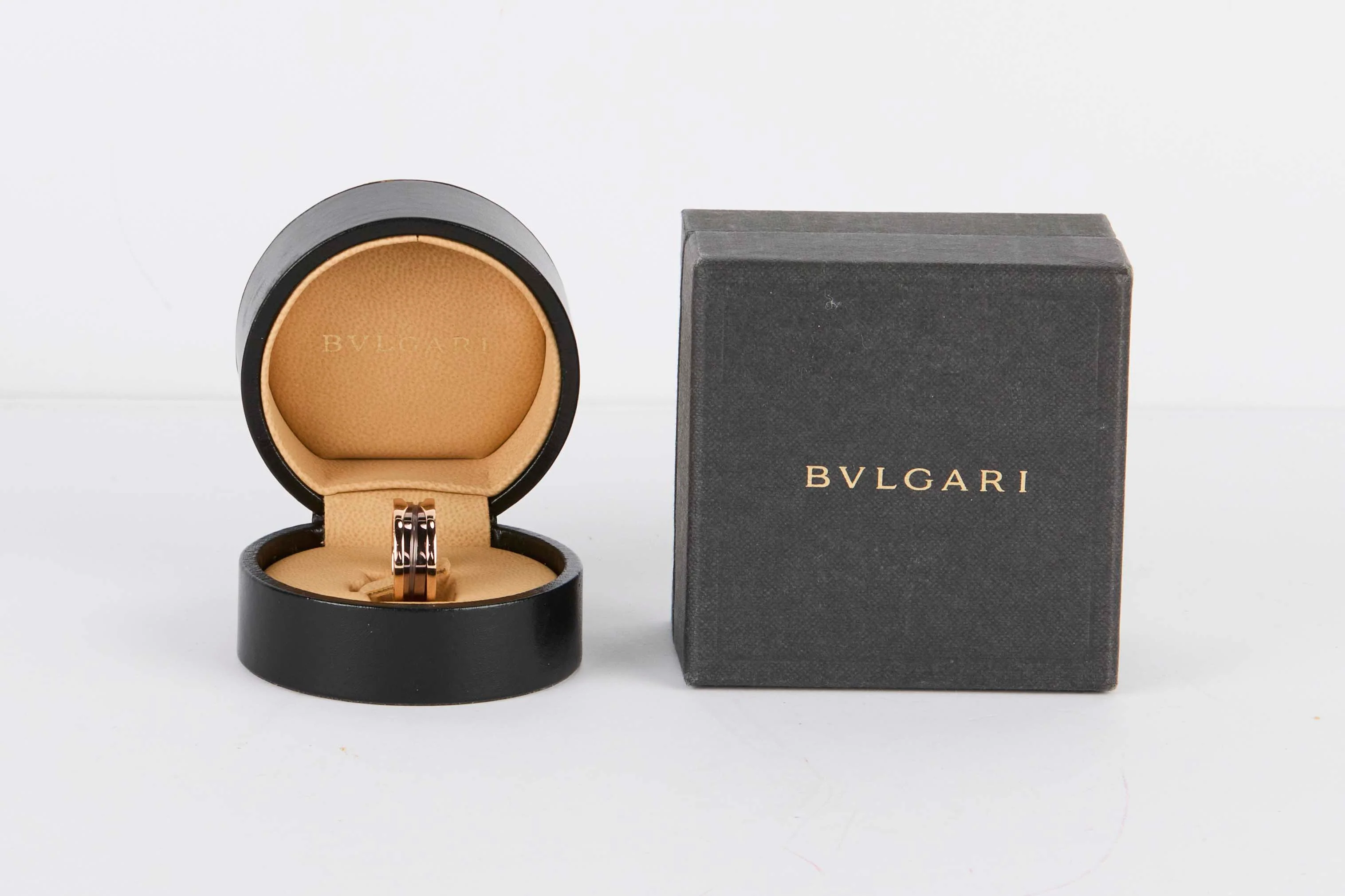 B.Zero 1 Two Band Ring - Rose Gold & Cermet - Roma Edition - Size 53 - B - Image 4