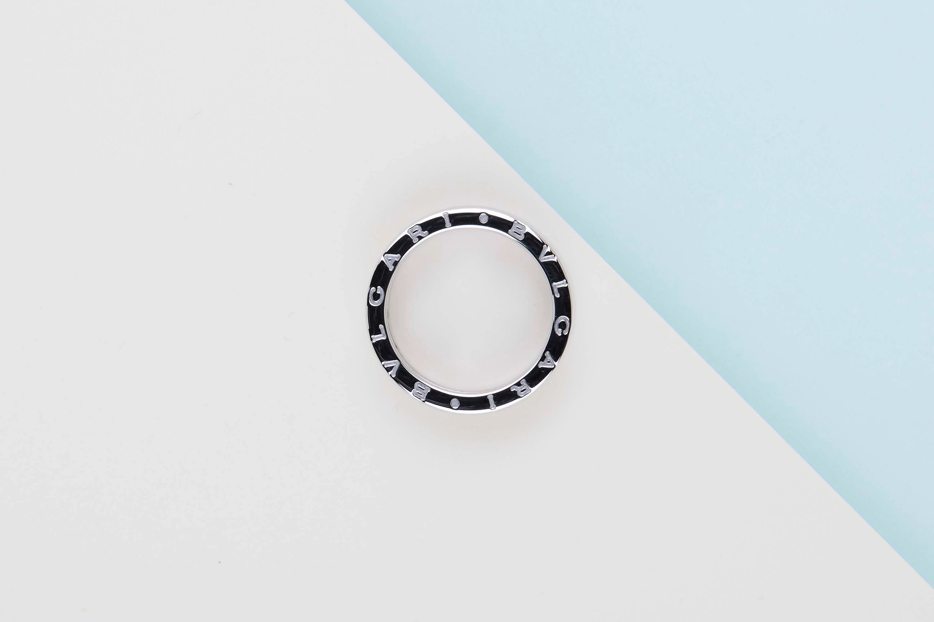 B.Zero 1 Two Band Ring - White Gold - Size 57 - B - Image 3
