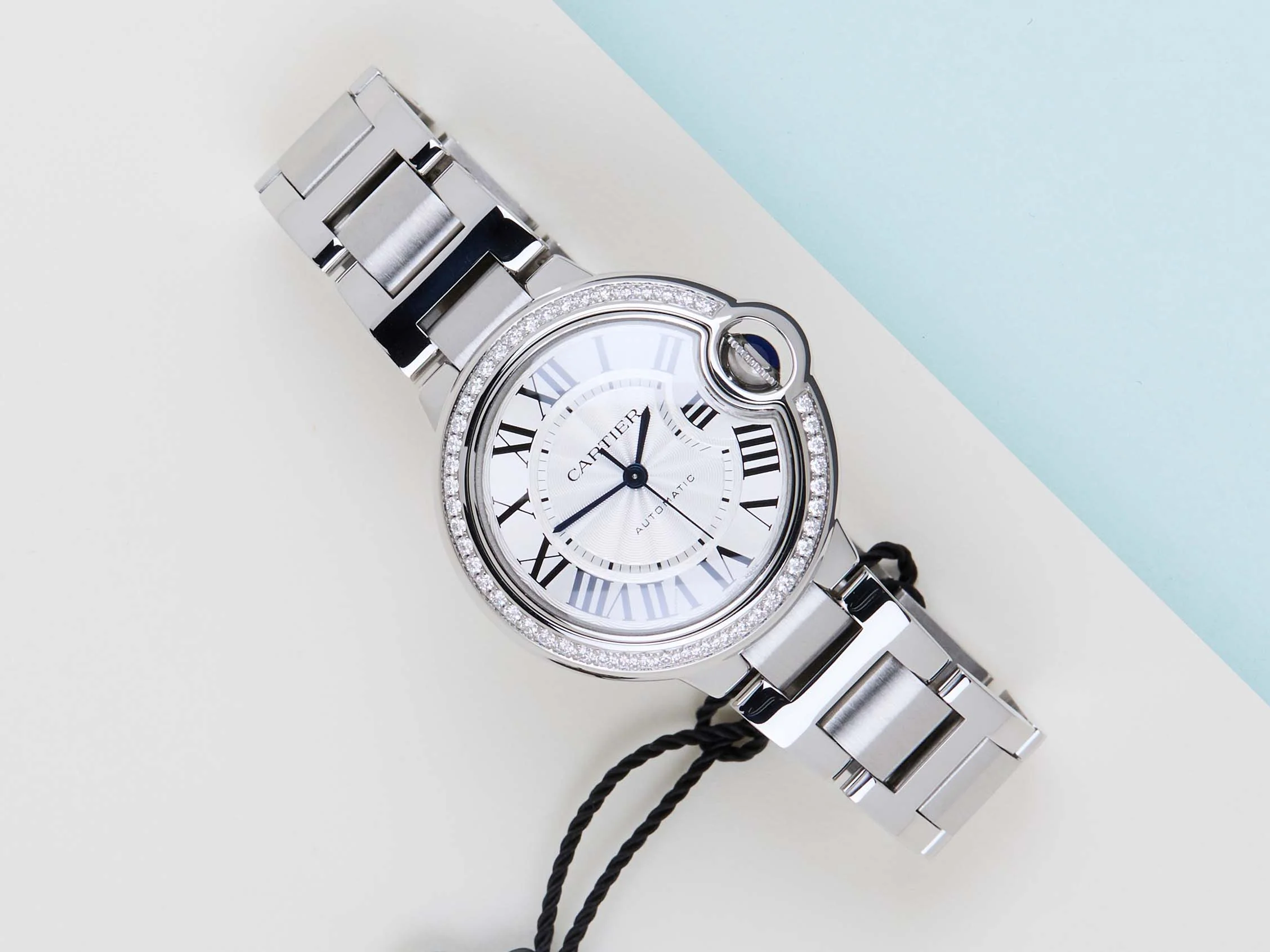 Ballon Bleu De Cartier 'Silver Roman Dial'