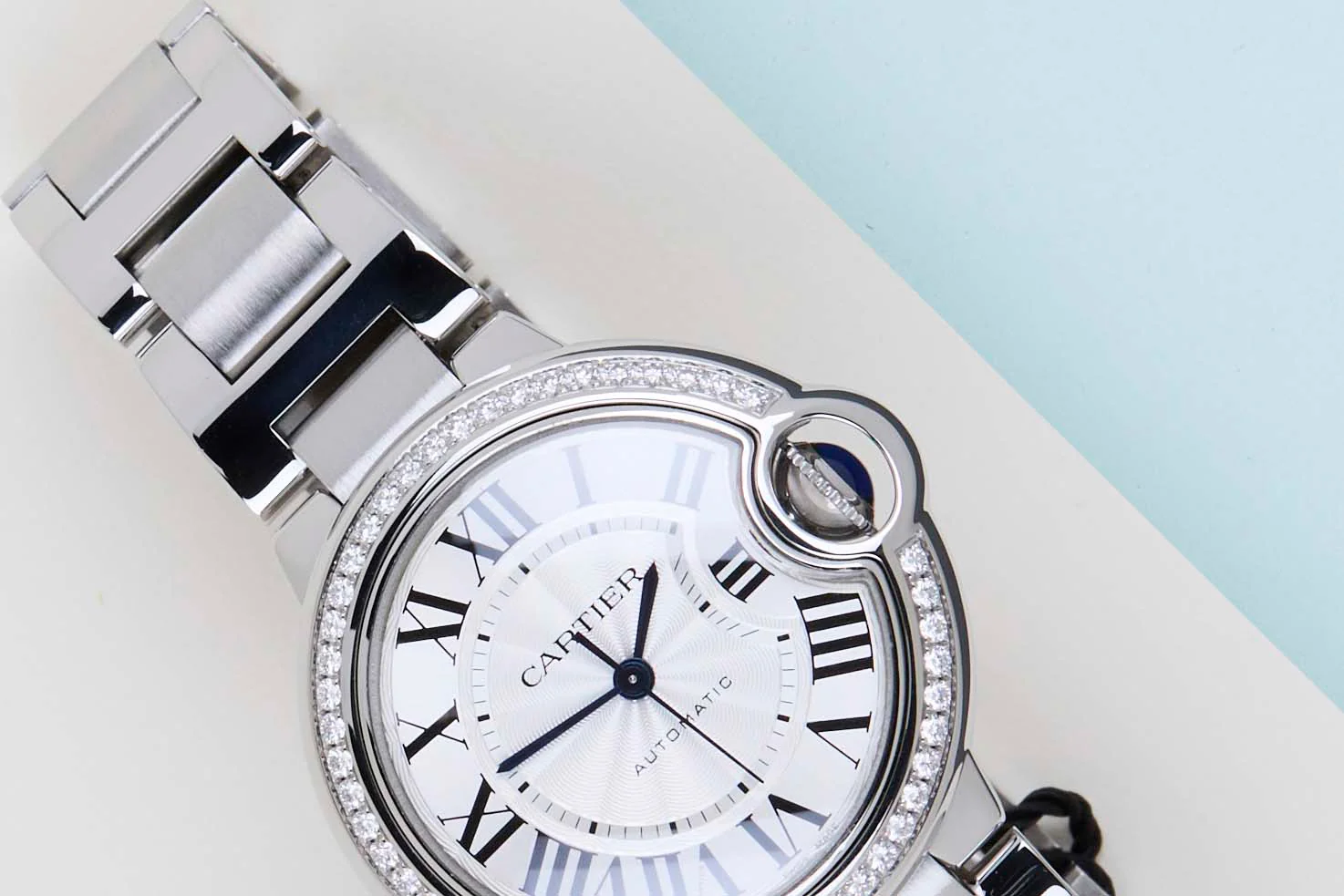 Ballon Bleu De Cartier 'Silver Roman Dial' - Image 3