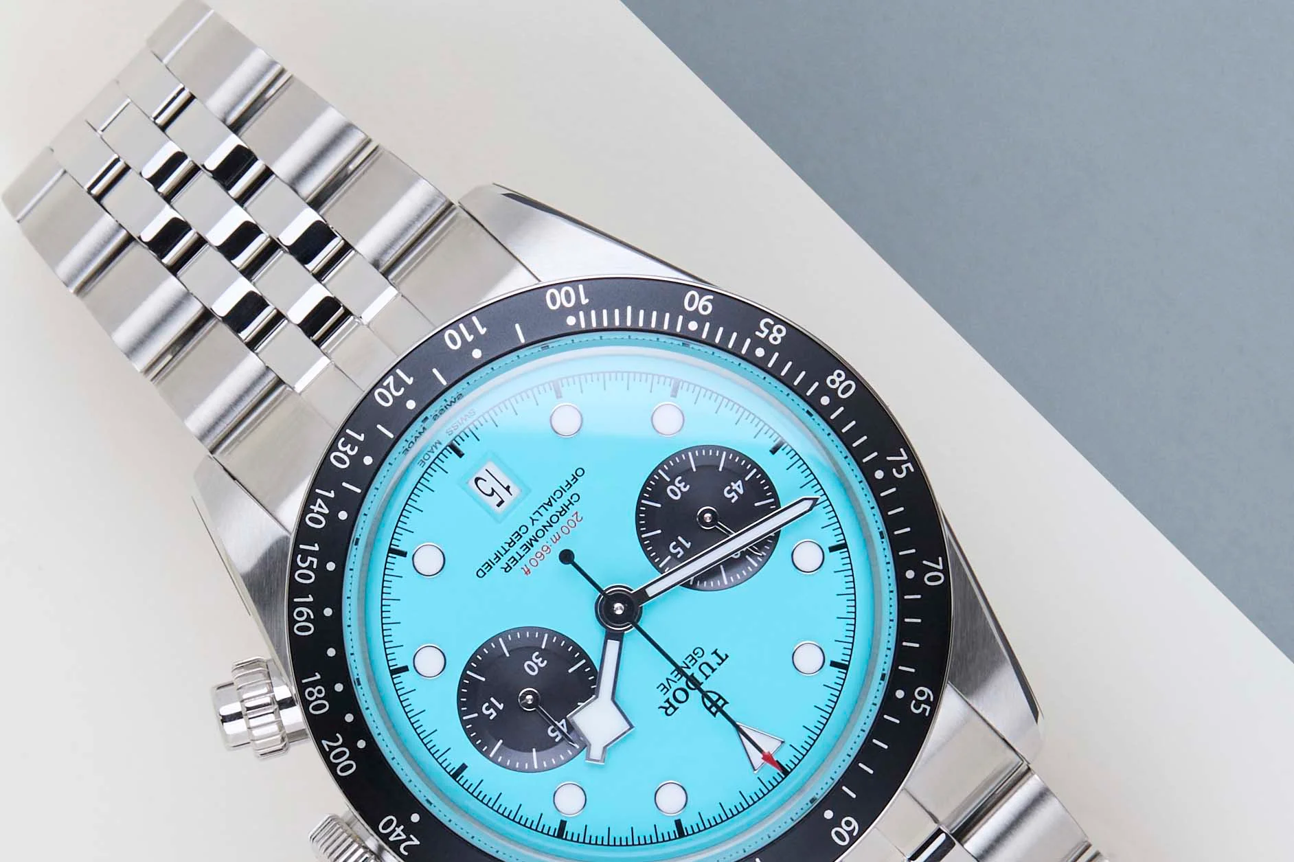 Black Bay Chrono 'Flamingo Blue - Jubilee' - Image 4