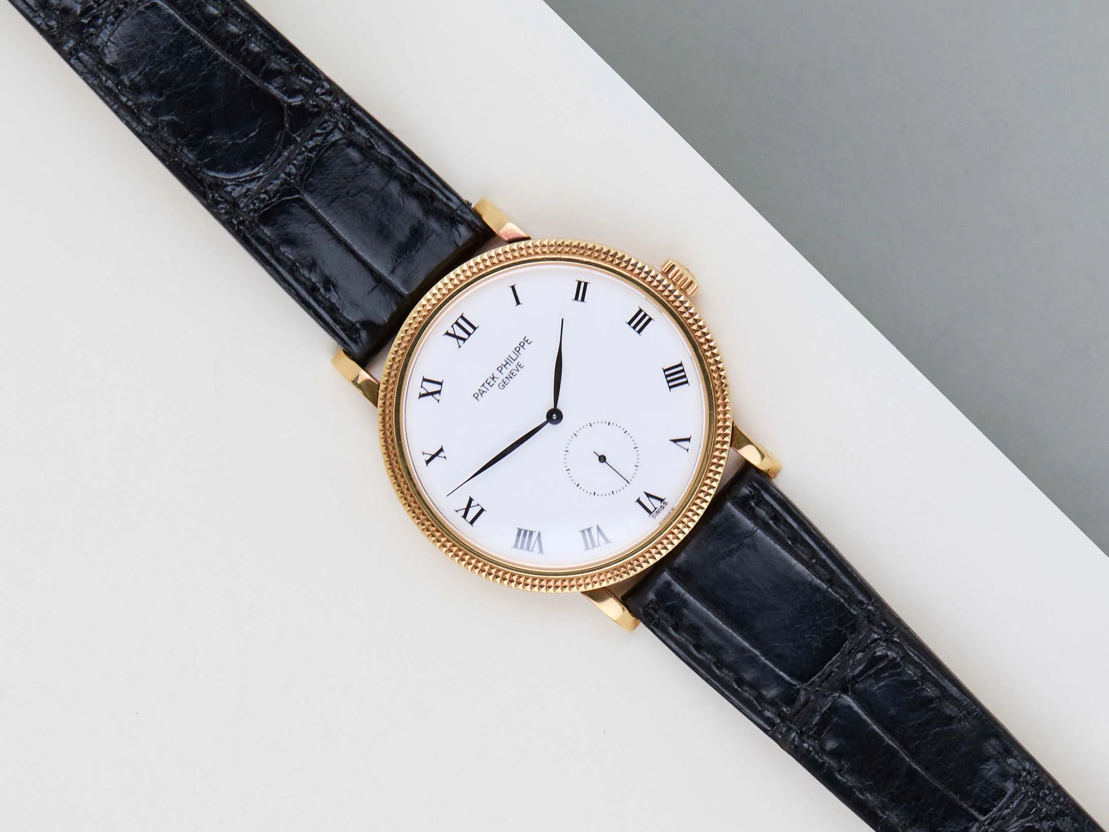 Calatrava 'White Roman Dial'