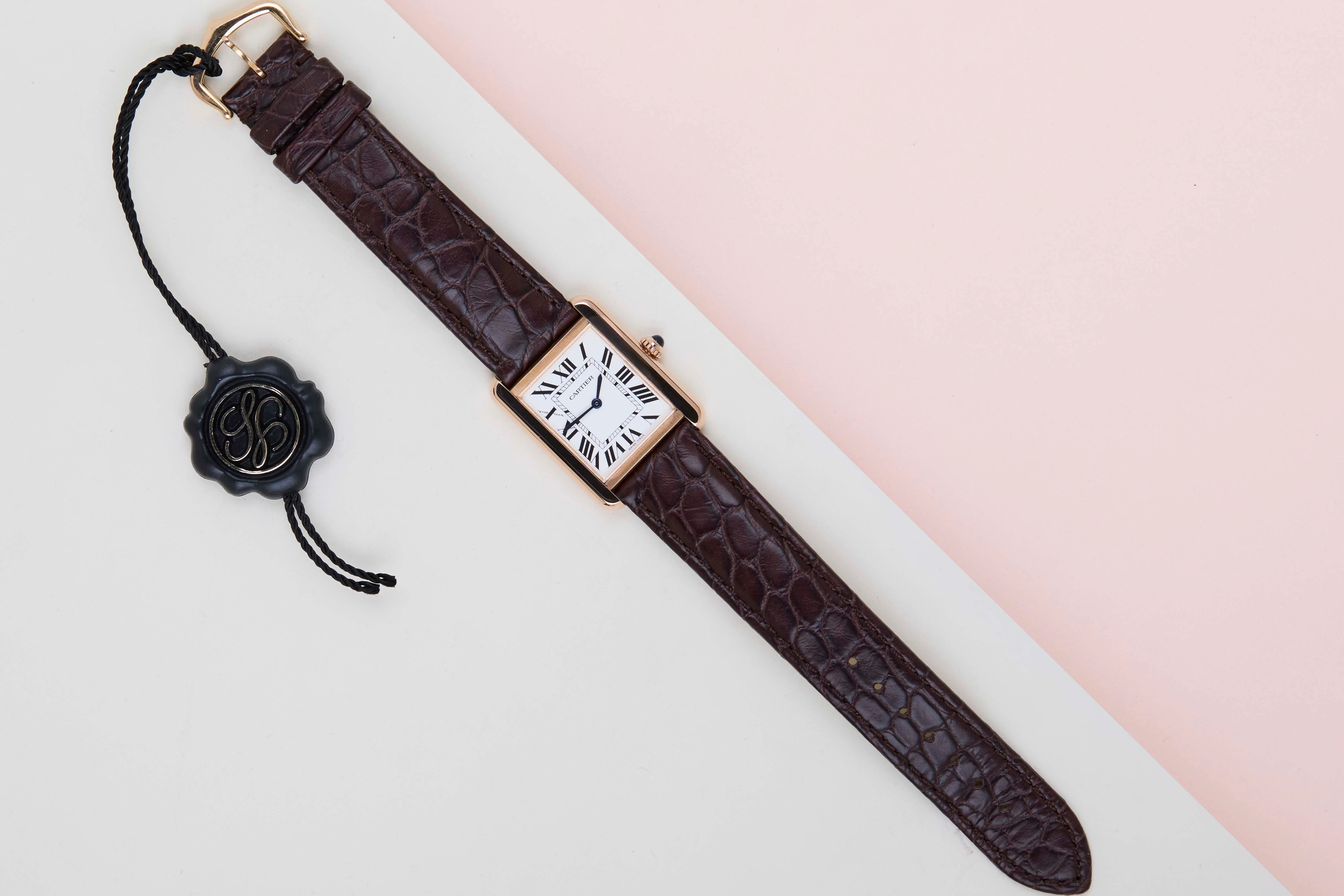 Tank Solo Small 'White Roman Dial - Rose Gold' - Image 2
