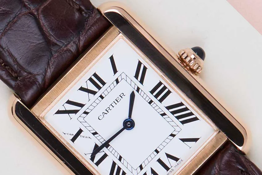 Tank Solo Small 'White Roman Dial - Rose Gold' - Image 3