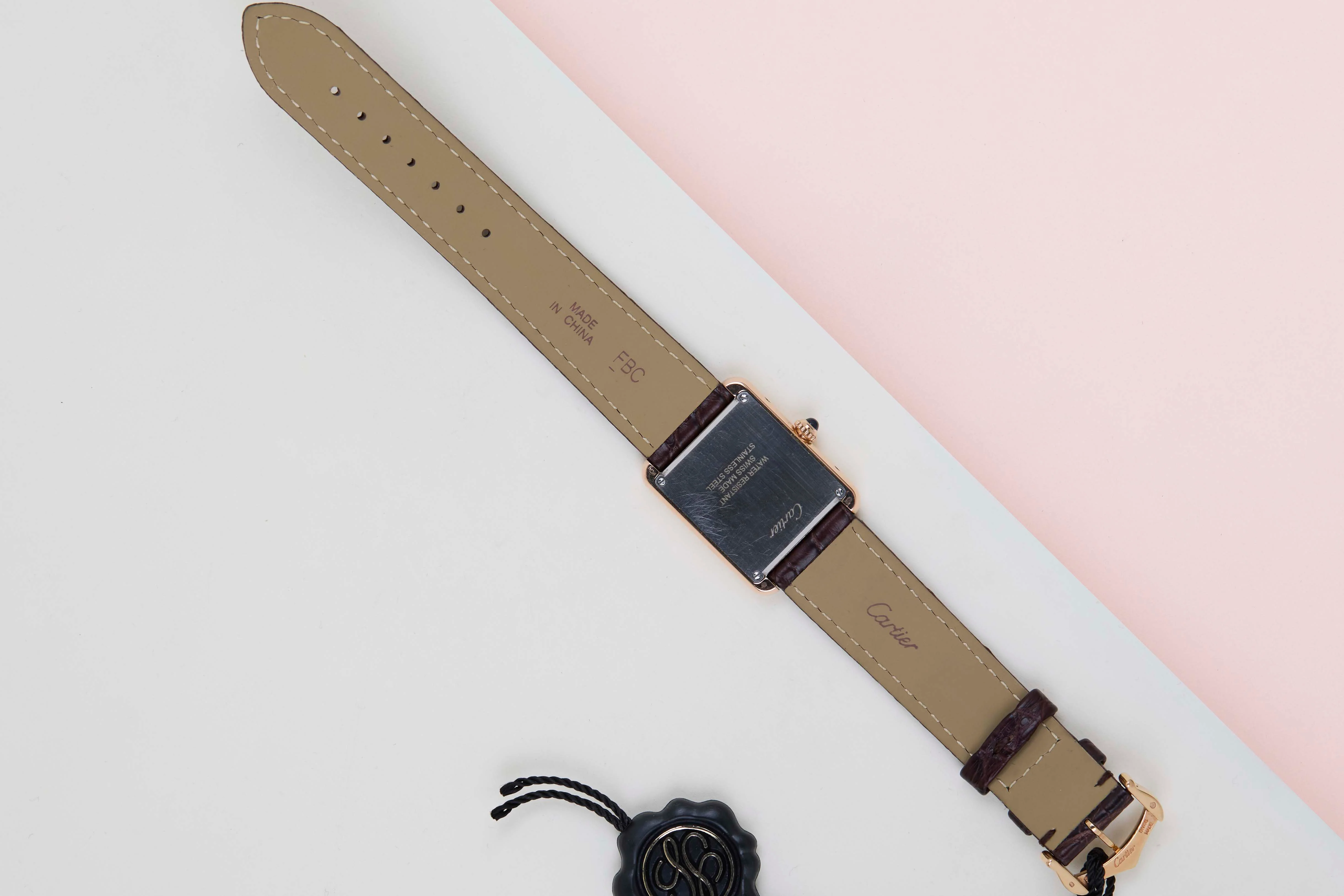 Tank Solo Small 'White Roman Dial - Rose Gold' - Image 6