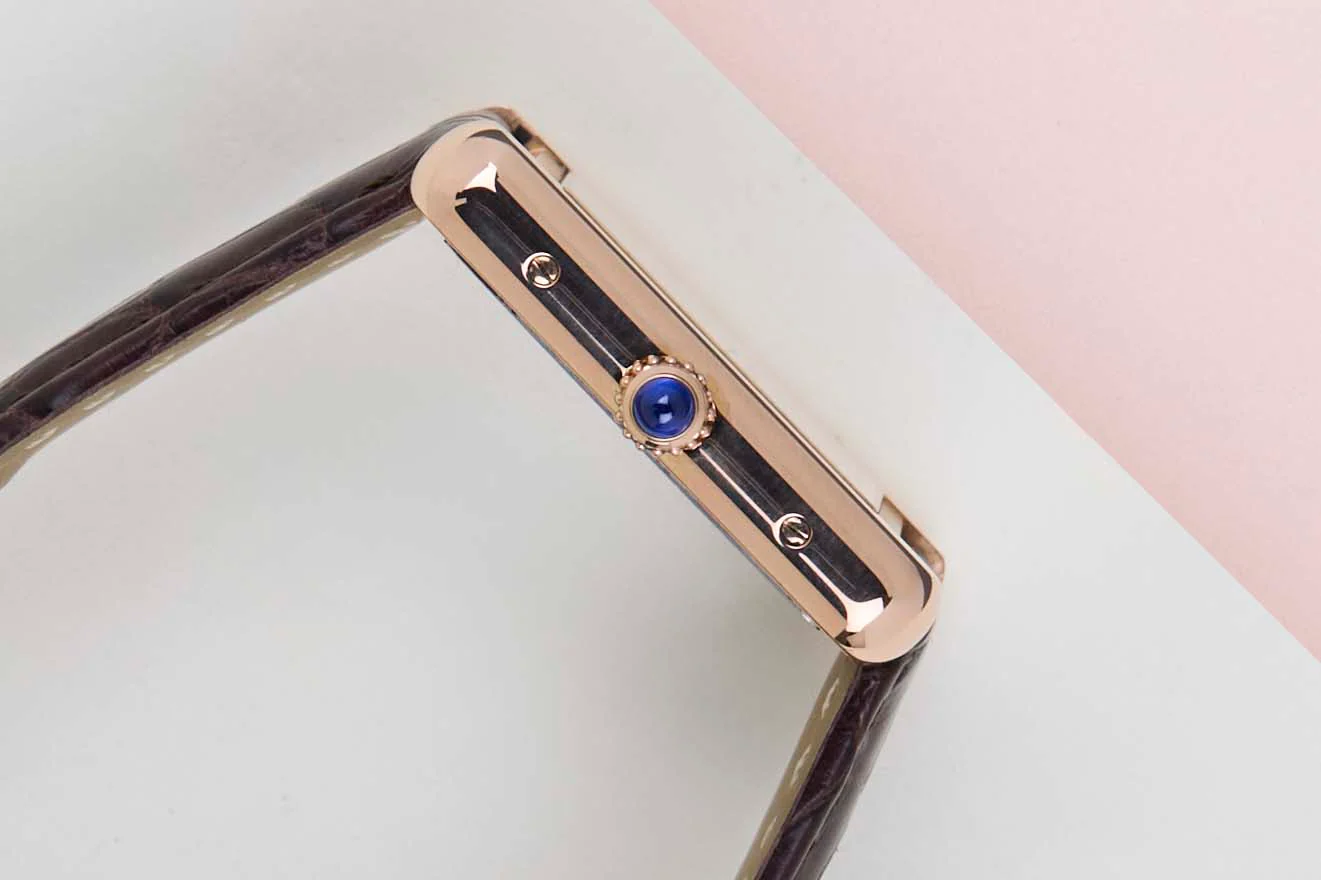 Tank Solo Small 'White Roman Dial - Rose Gold' - Image 8