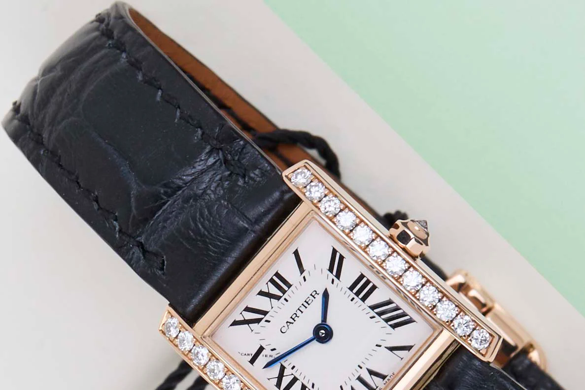 Tank Française Small Diamond 'White Roman Dial' - Image 3