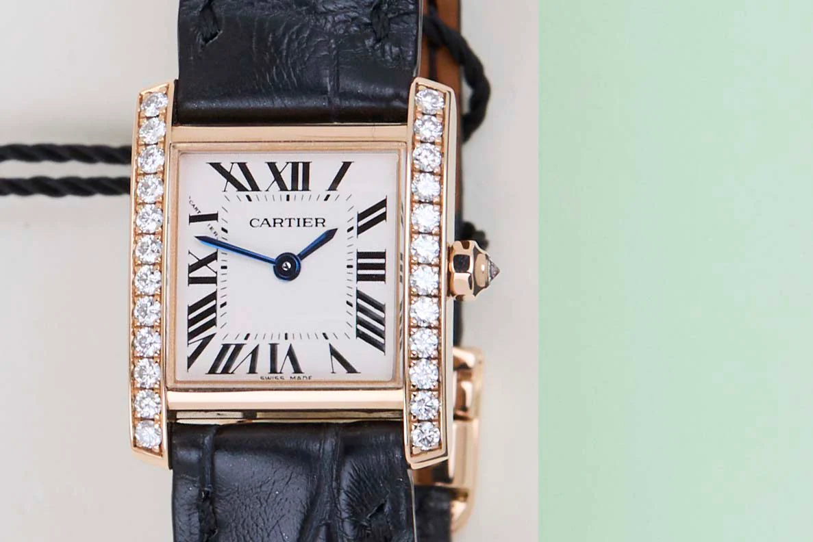 Tank Française Small Diamond 'White Roman Dial' - Image 5