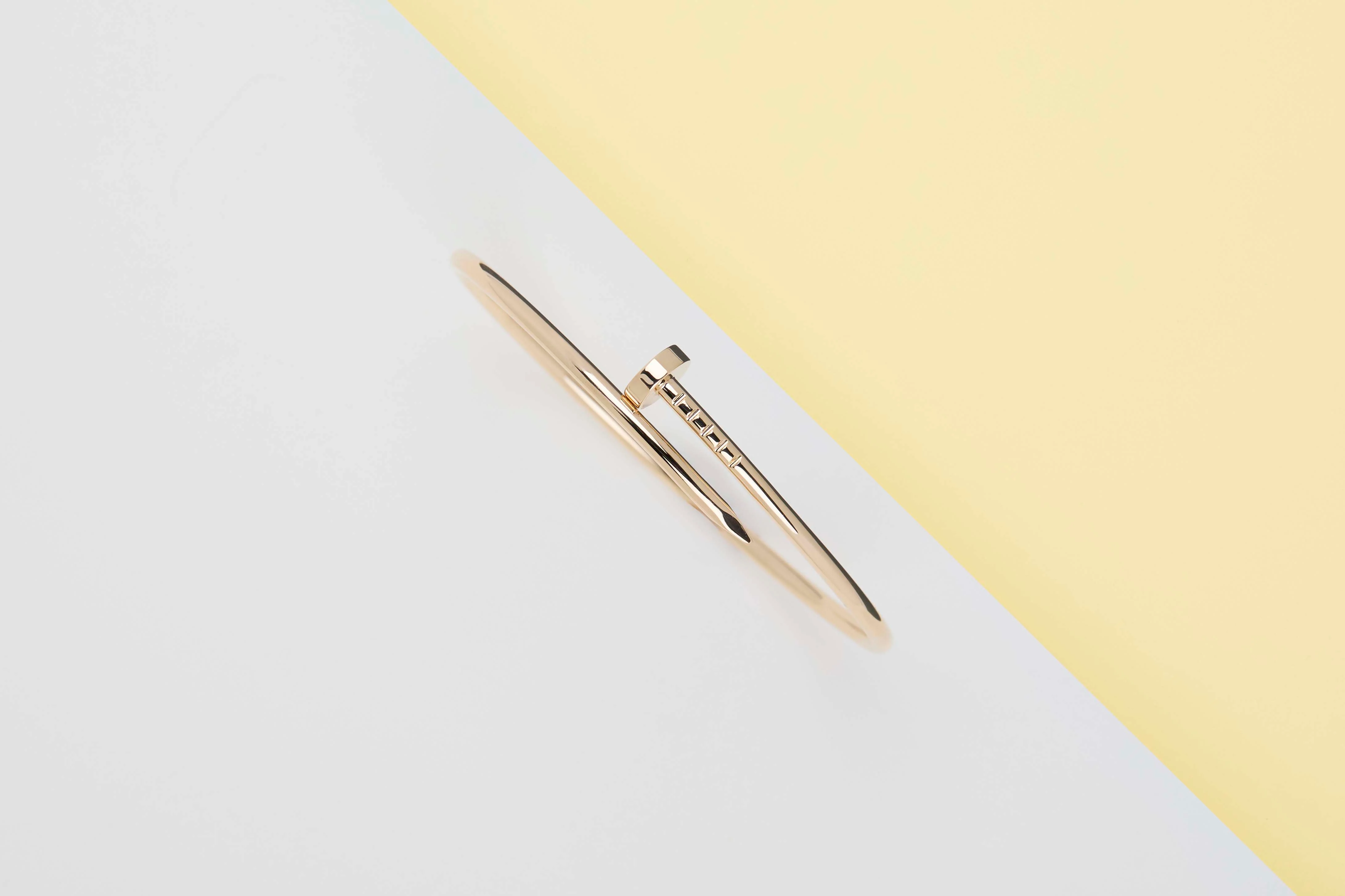 Juste un Clou Bracelet Small - Yellow Gold - Size 17 - B&P - Image 2