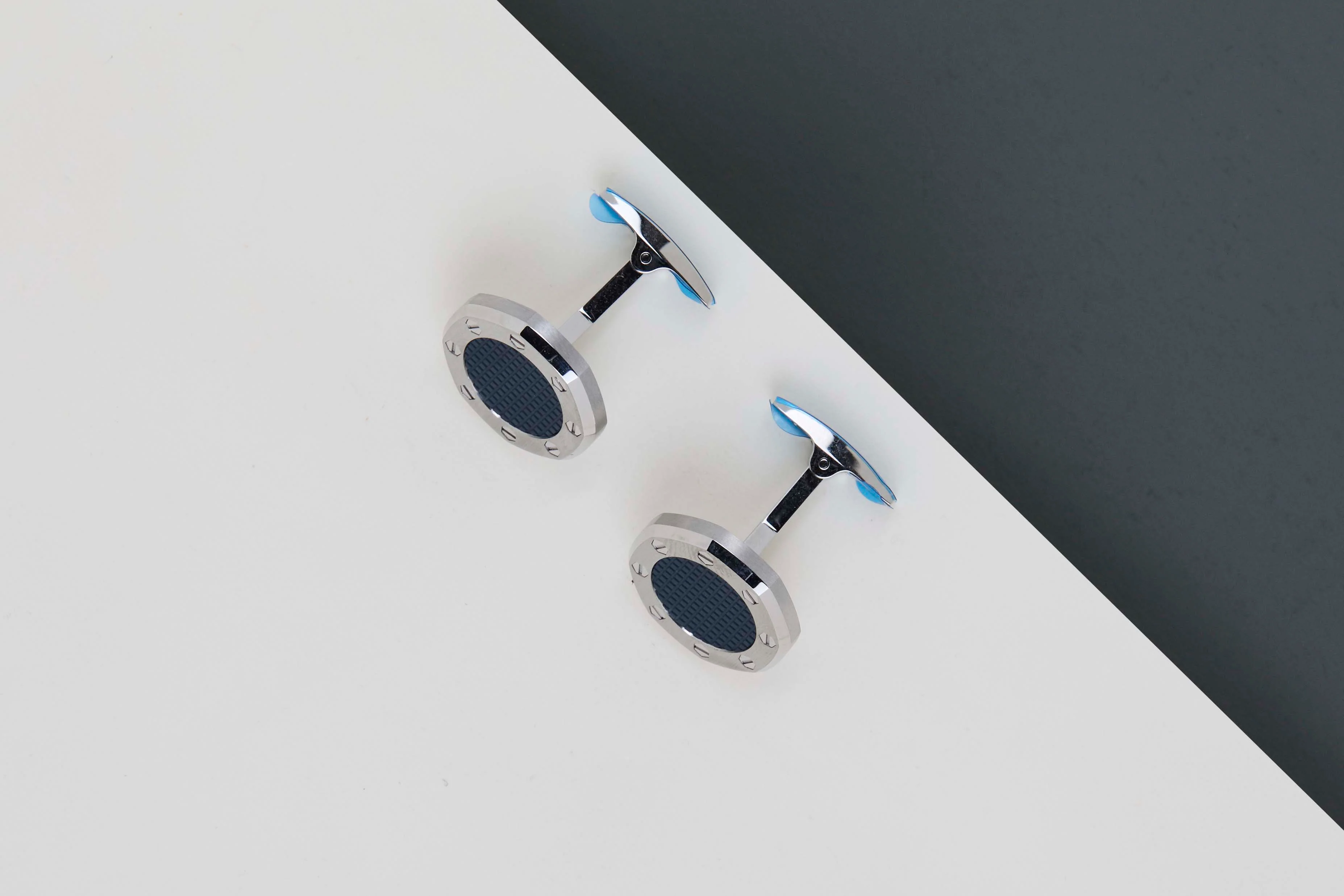 Cufflinks 'Blue' - Image 3