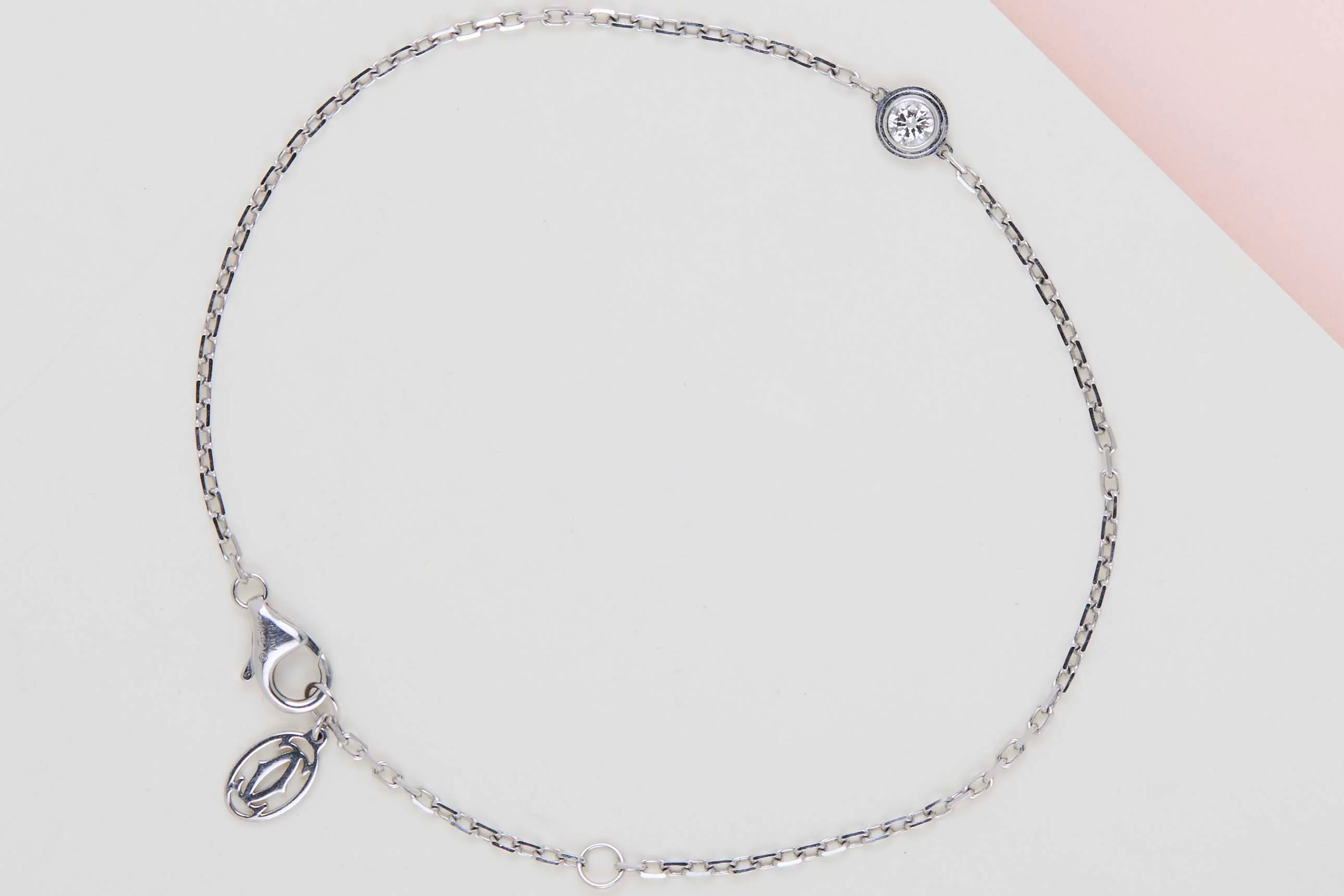 D'Amour Bracelet Medium - White Gold - B&P