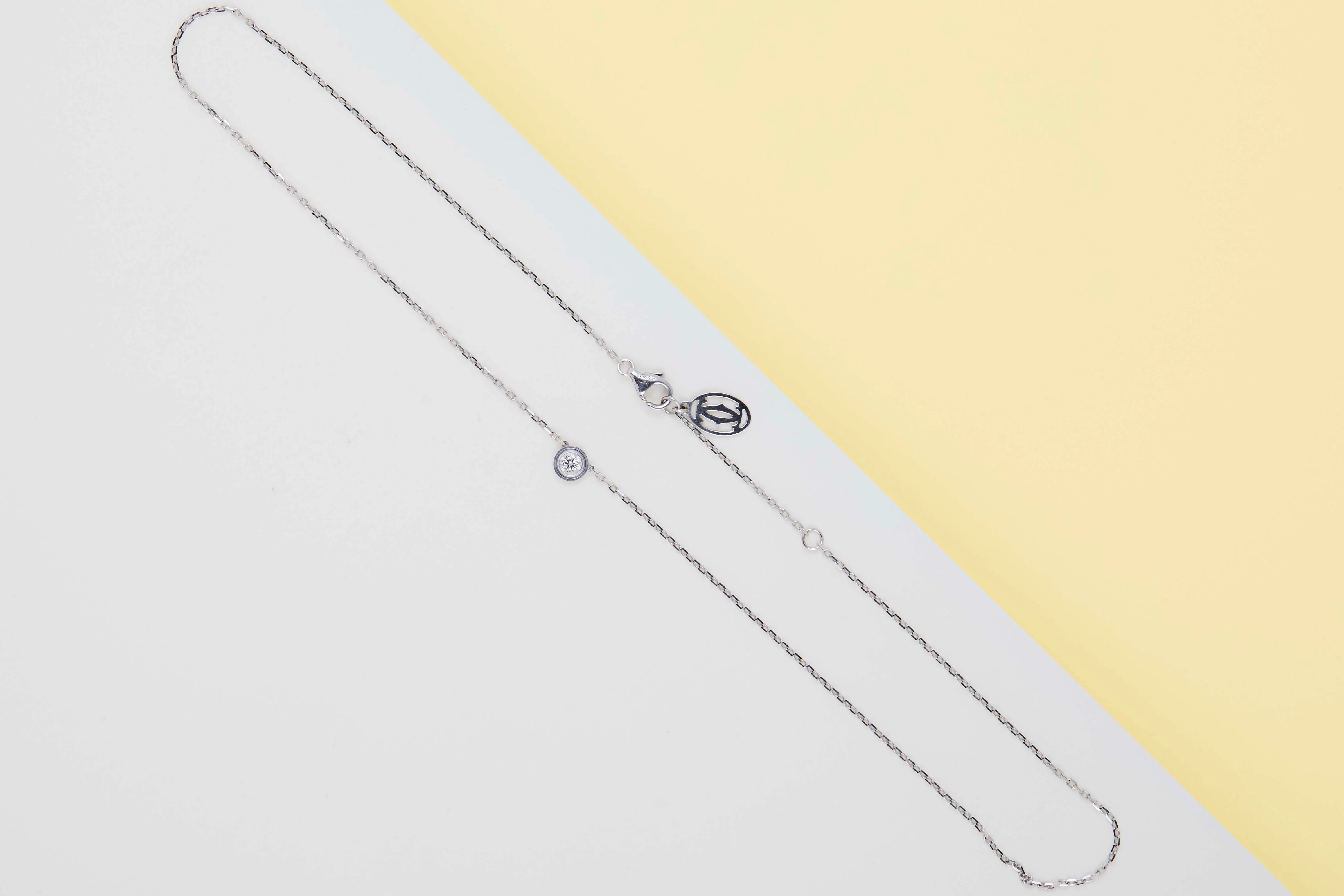 D'amour Necklace Large - White Gold - B&P - Image 2