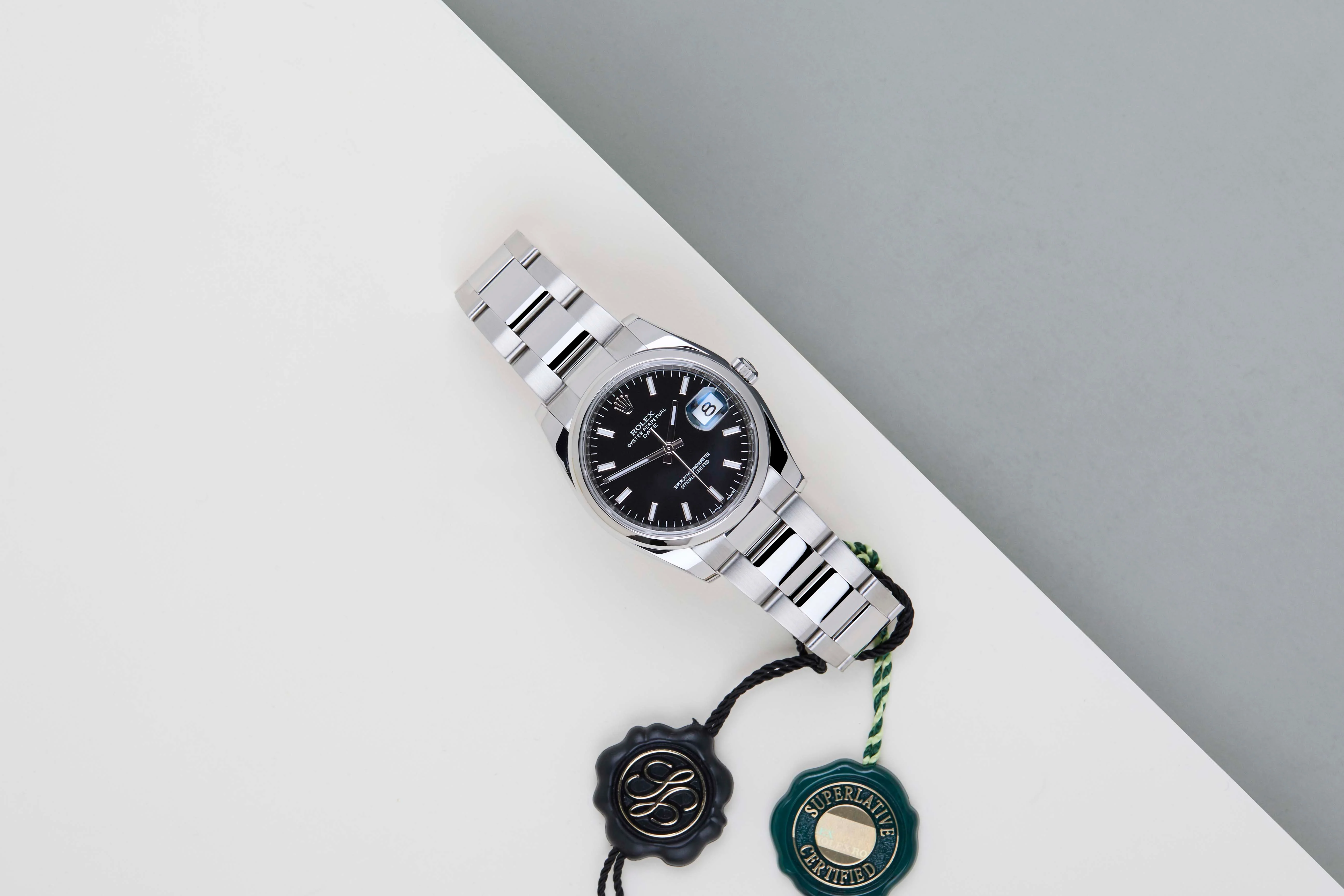 Oyster Perpetual Date 34 'Black Dial' - Image 2