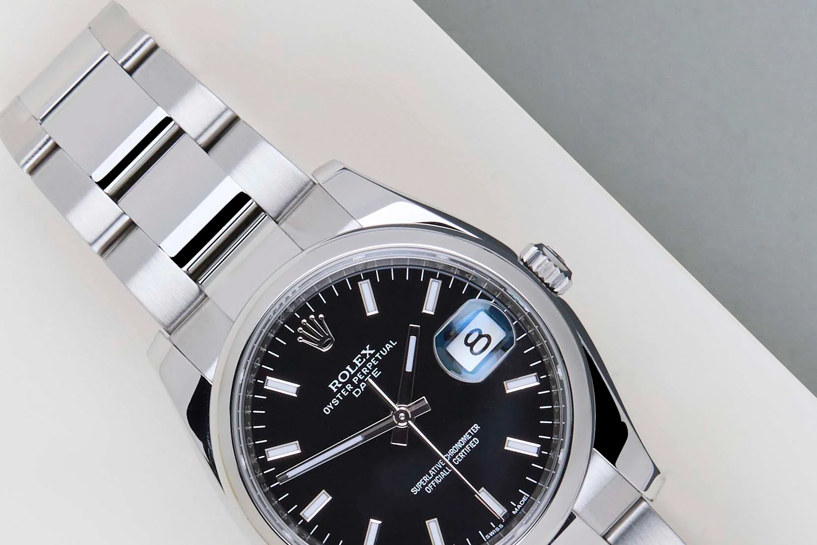 Oyster Perpetual Date 34 'Black Dial' - Image 3
