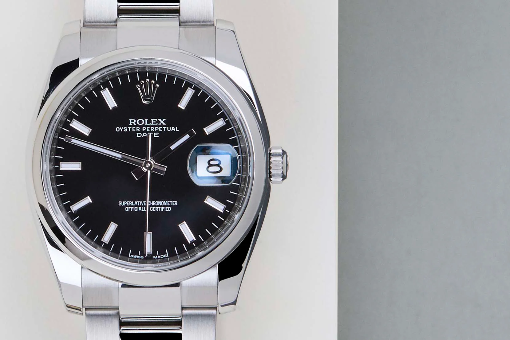 Oyster Perpetual Date 34 'Black Dial' - Image 5