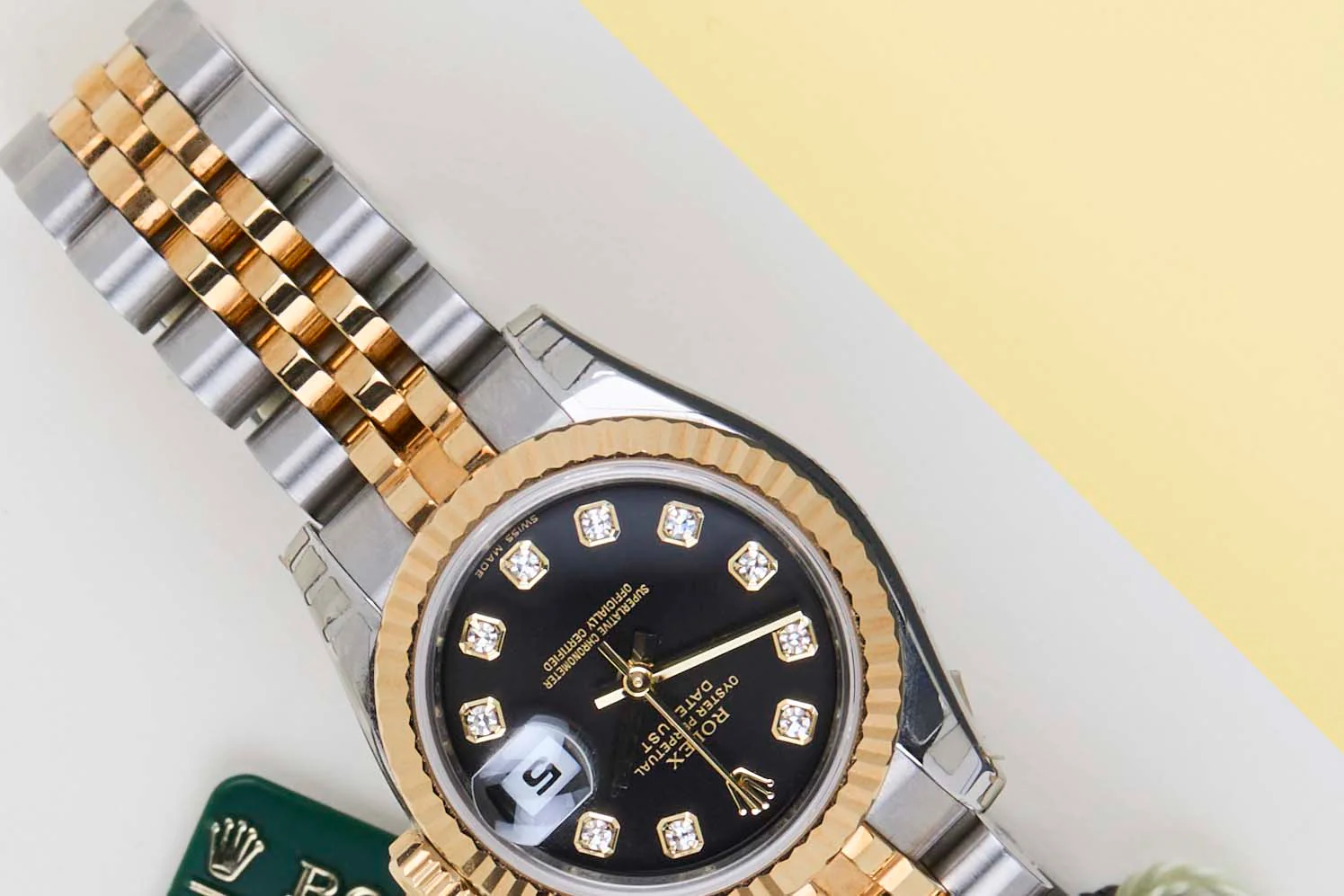 Datejust 26 'Black Diamond Dial - NOS - Jubilee' - Image 4