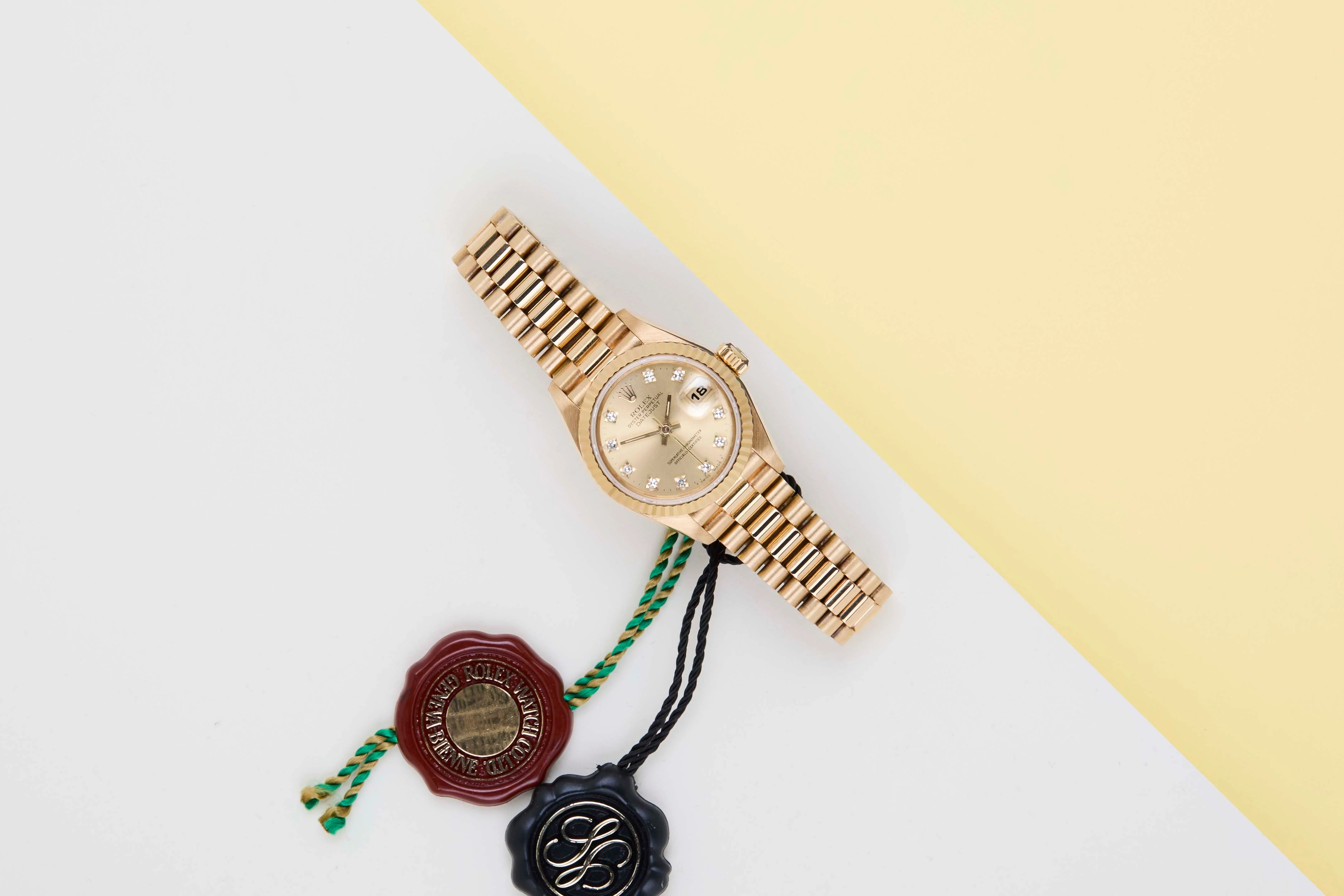 Datejust 26 'Champagne Diamond Dial - President' - Image 2