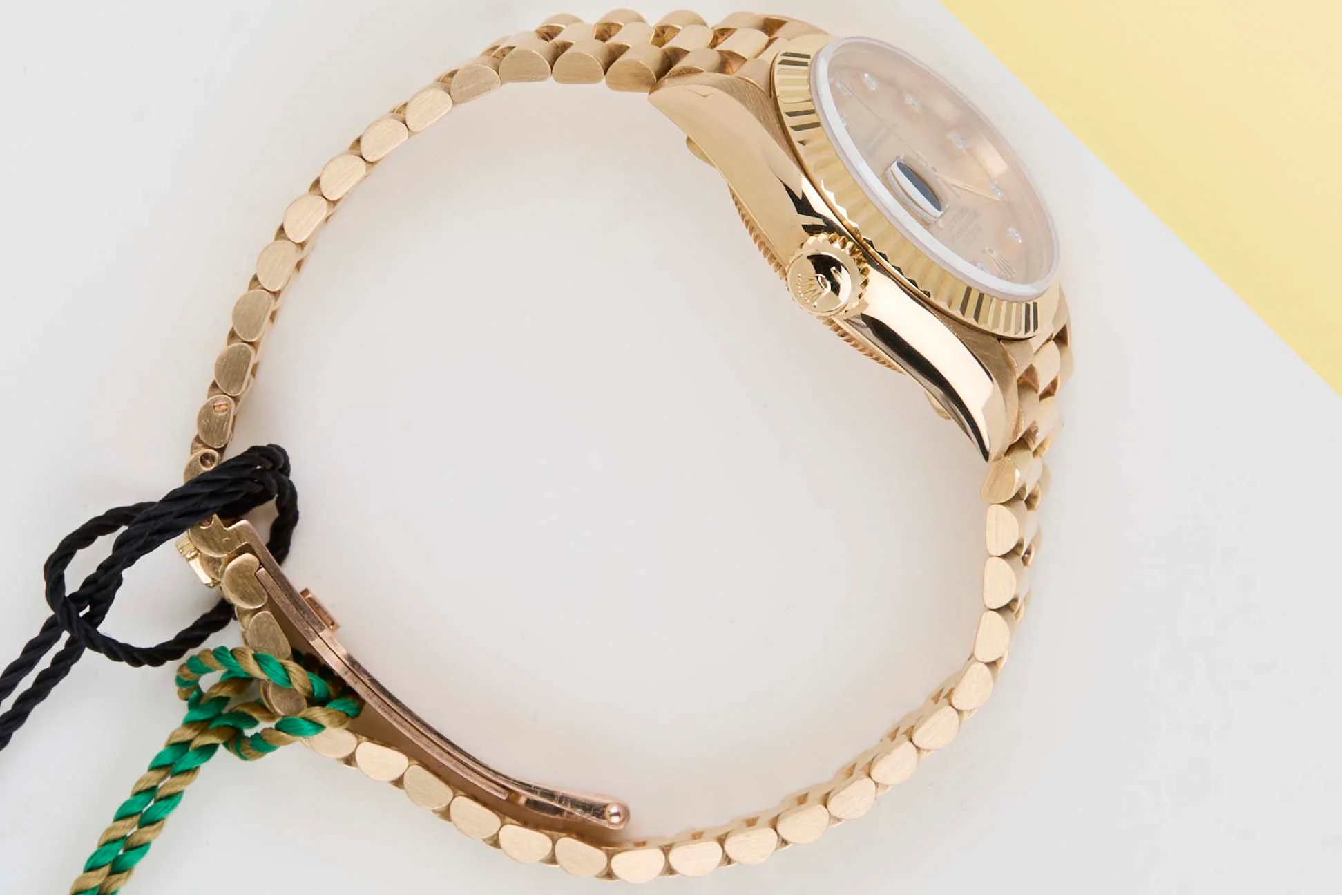 Datejust 26 'Champagne Diamond Dial - President' - Image 7