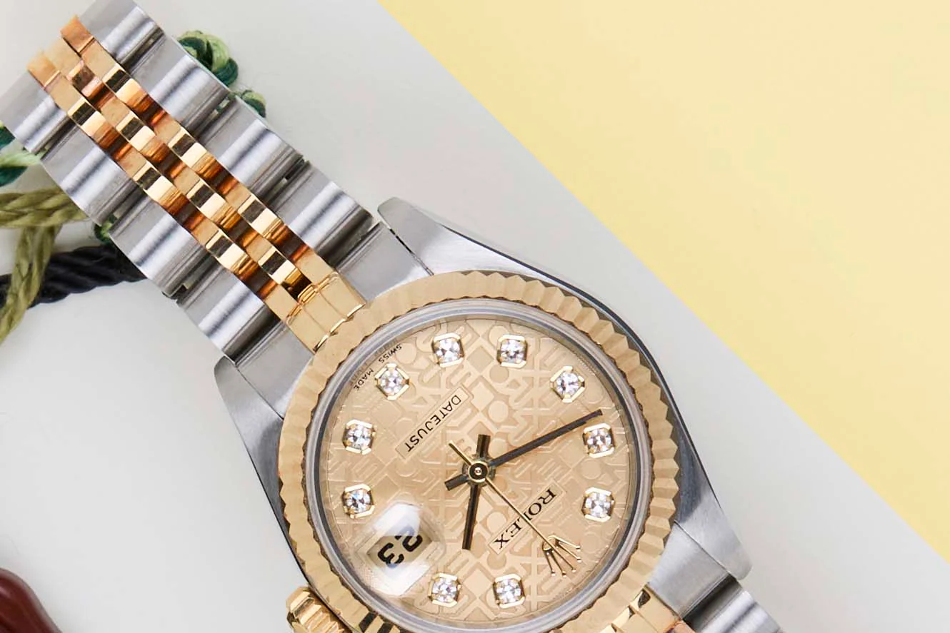 Datejust 26 'Champagne Jubilee Diamond Dial - Jubilee' - Image 4