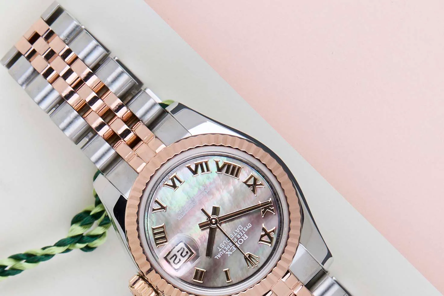 Datejust 26 'Tahitian Mother Of Pearl Roman Dial - Jubilee' - Image 4