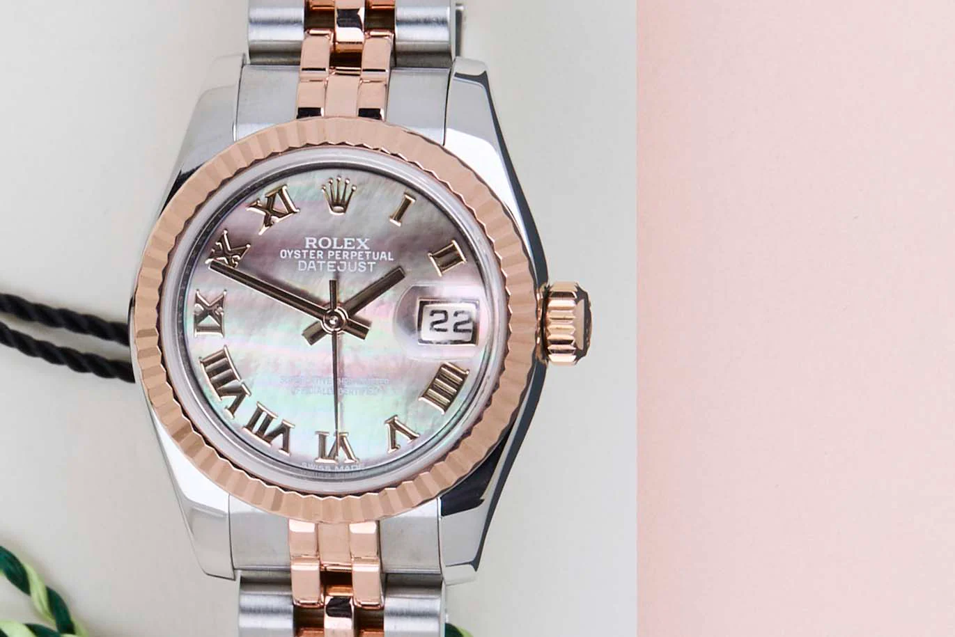 Datejust 26 'Tahitian Mother Of Pearl Roman Dial - Jubilee' - Image 5