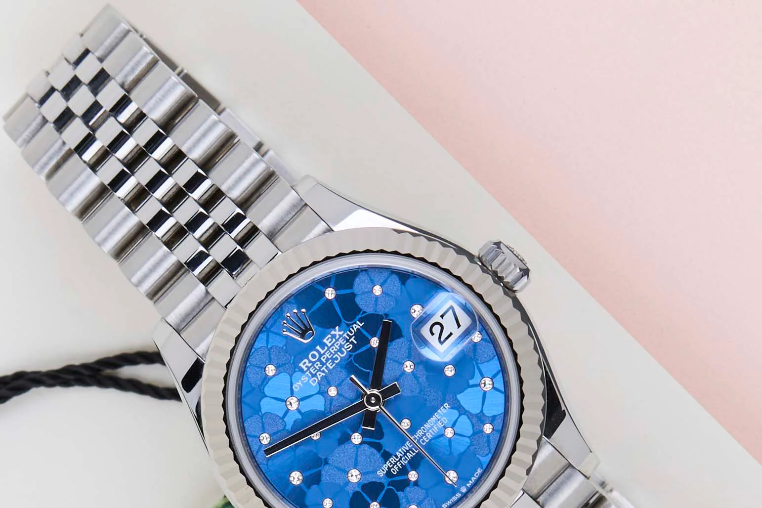 Datejust 31 'Blue Diamond Flower Motif Dial - Jubilee' - Image 3
