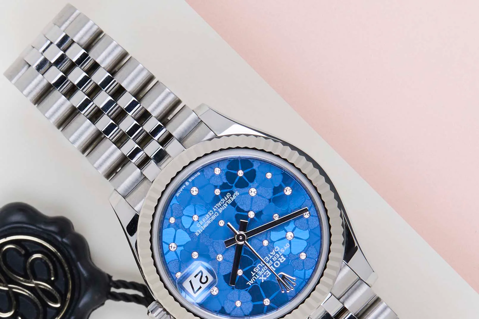 Datejust 31 'Blue Diamond Flower Motif Dial - Jubilee' - Image 4