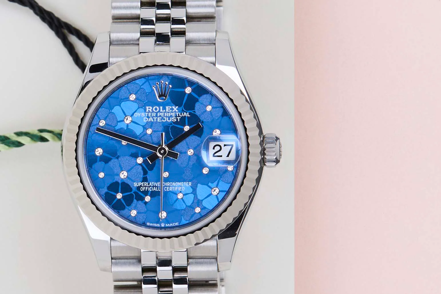Datejust 31 'Blue Diamond Flower Motif Dial - Jubilee' - Image 5