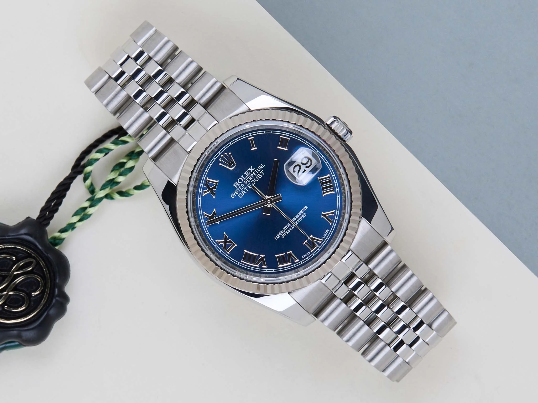 Datejust 36 'Blue Roman Dial - Jubilee'