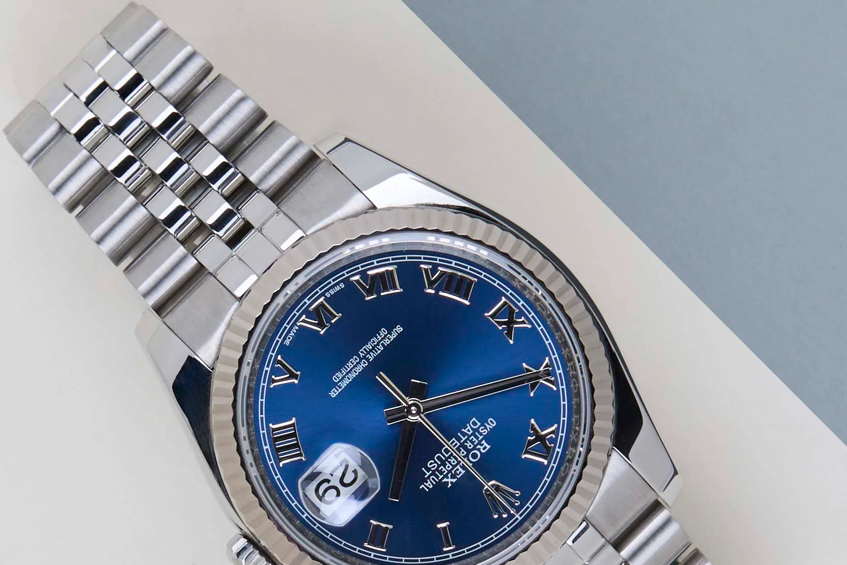 Datejust 36 'Blue Roman Dial - Jubilee' - Image 4