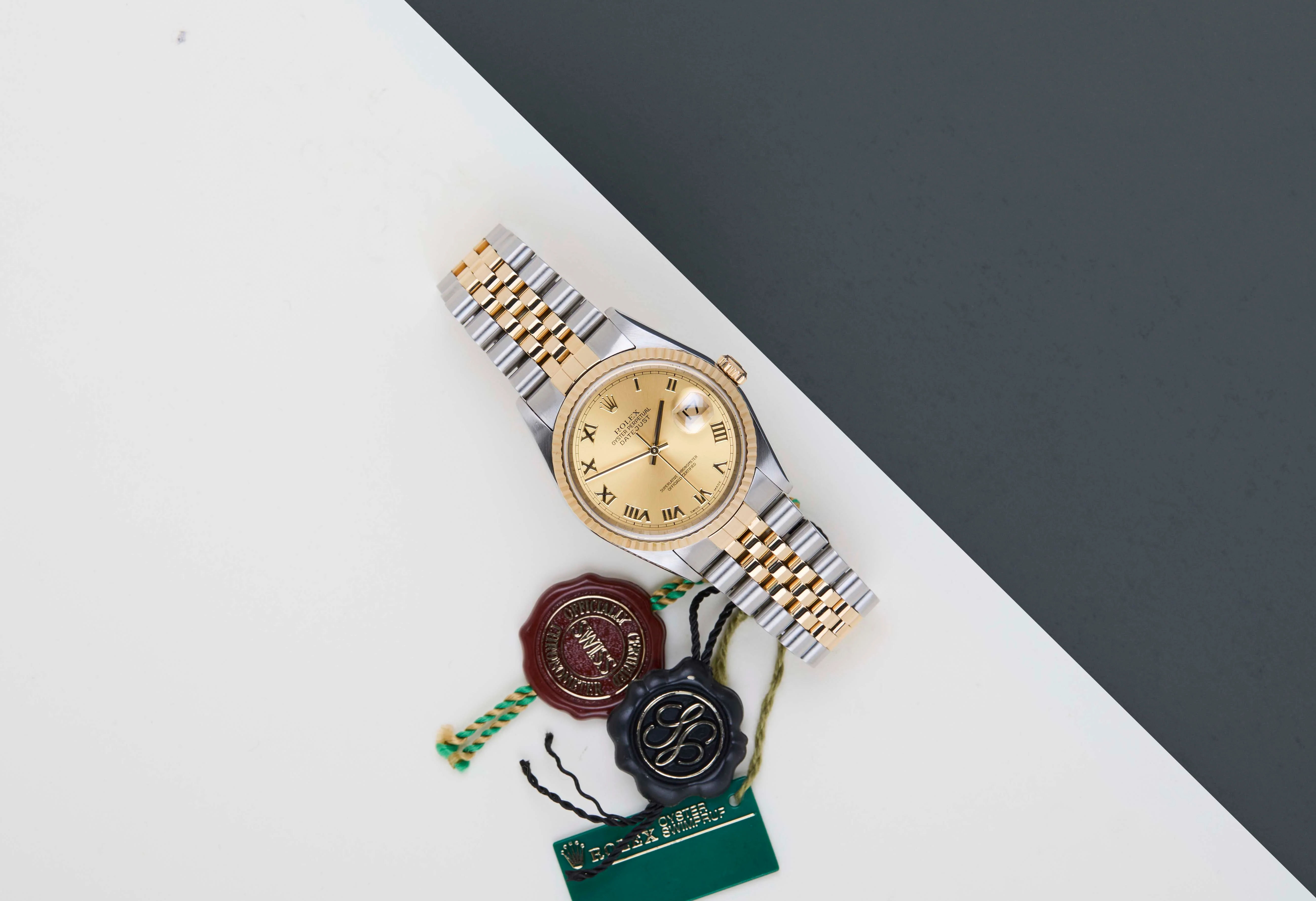 Datejust 36 'Champagne Roman Dial - Jubilee' - Image 2
