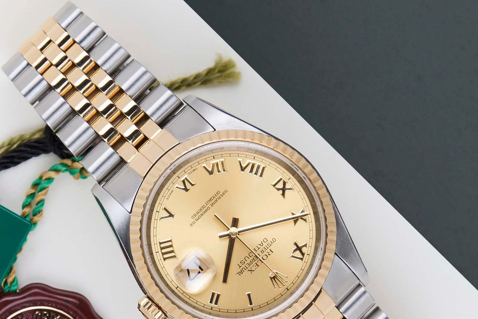 Datejust 36 'Champagne Roman Dial - Jubilee' - Image 4