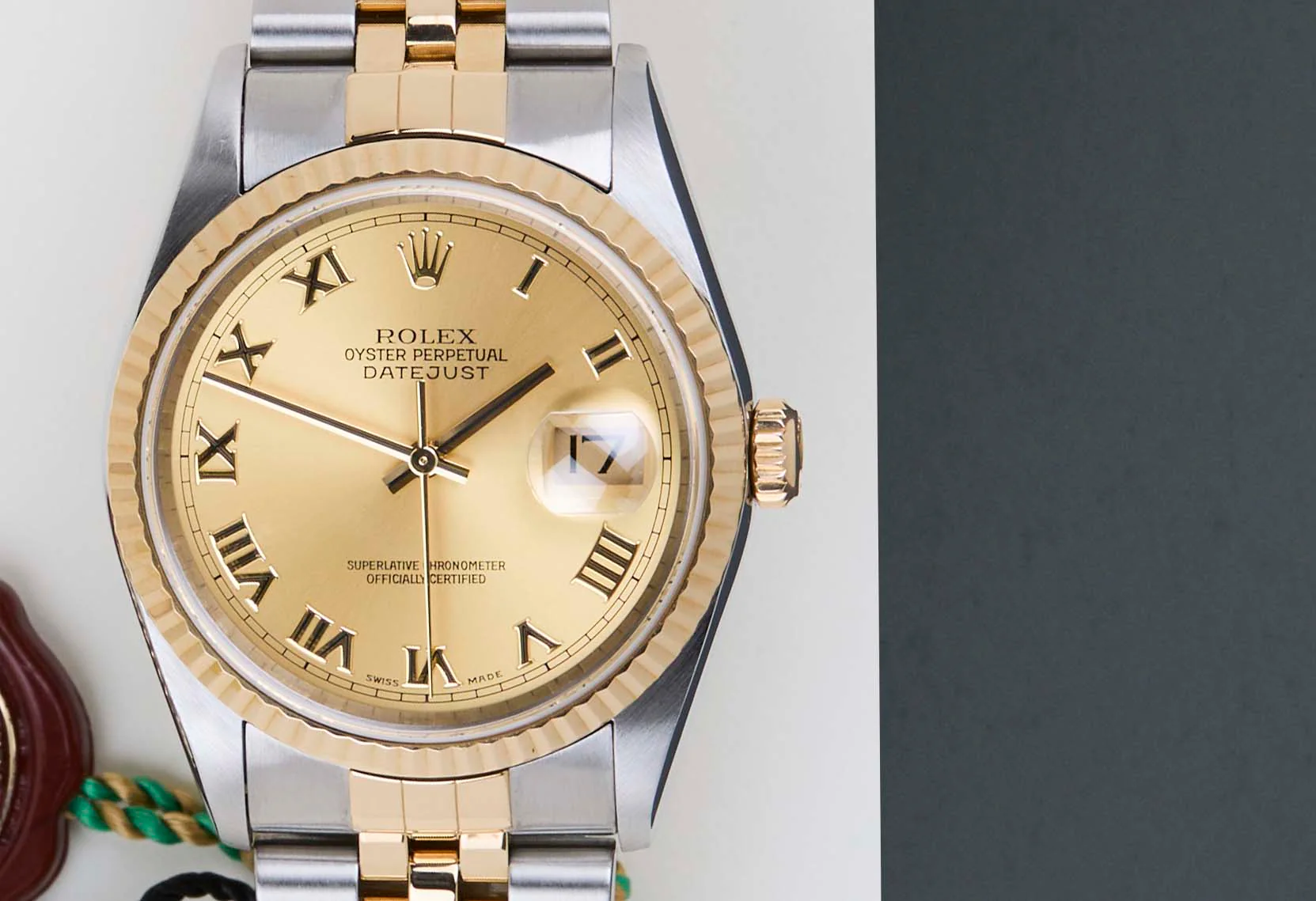 Datejust 36 'Champagne Roman Dial - Jubilee' - Image 5