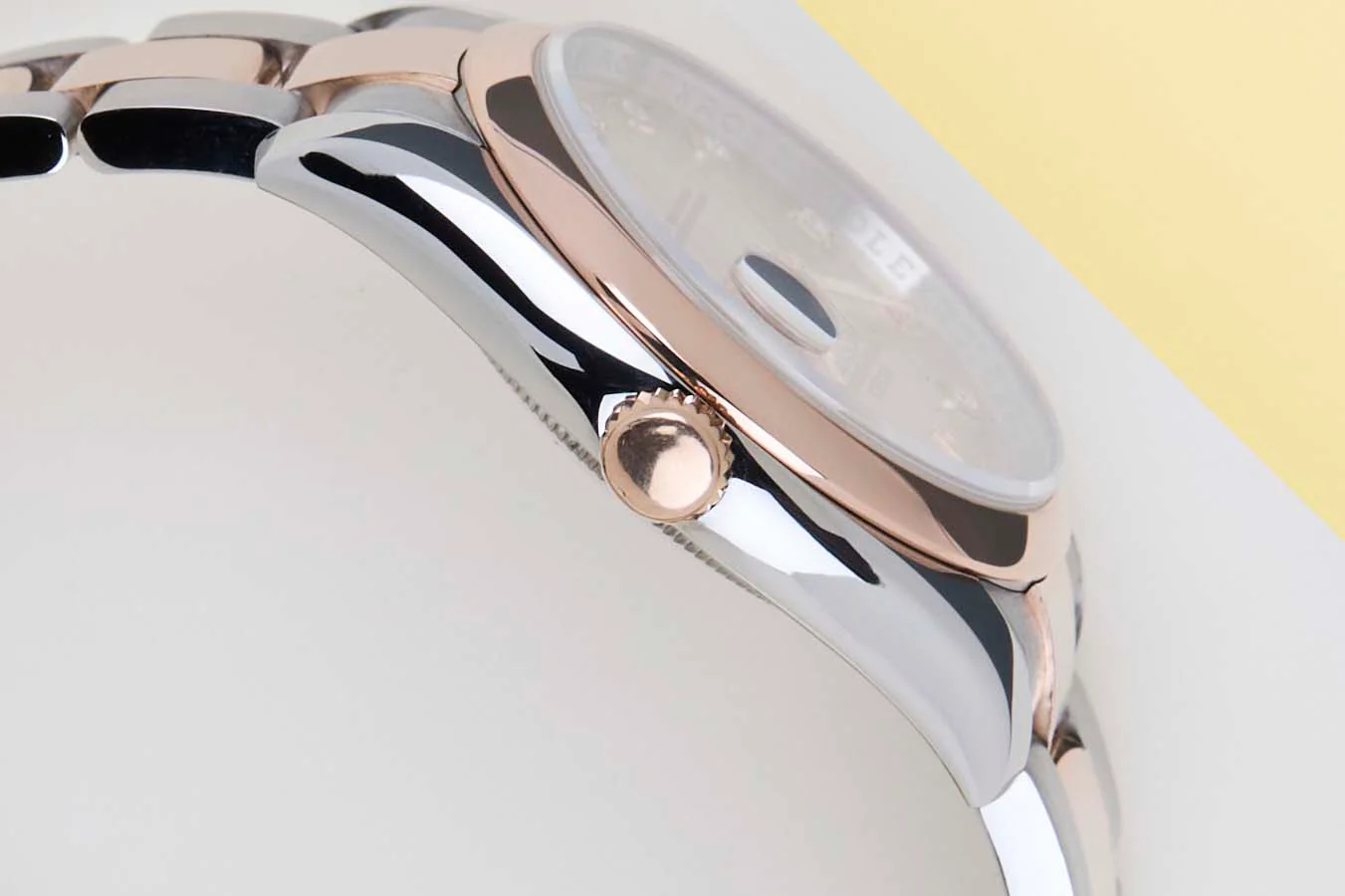 Datejust 36 Everose/Steel 'Pink Diamond Dial - Oyster' - Image 8