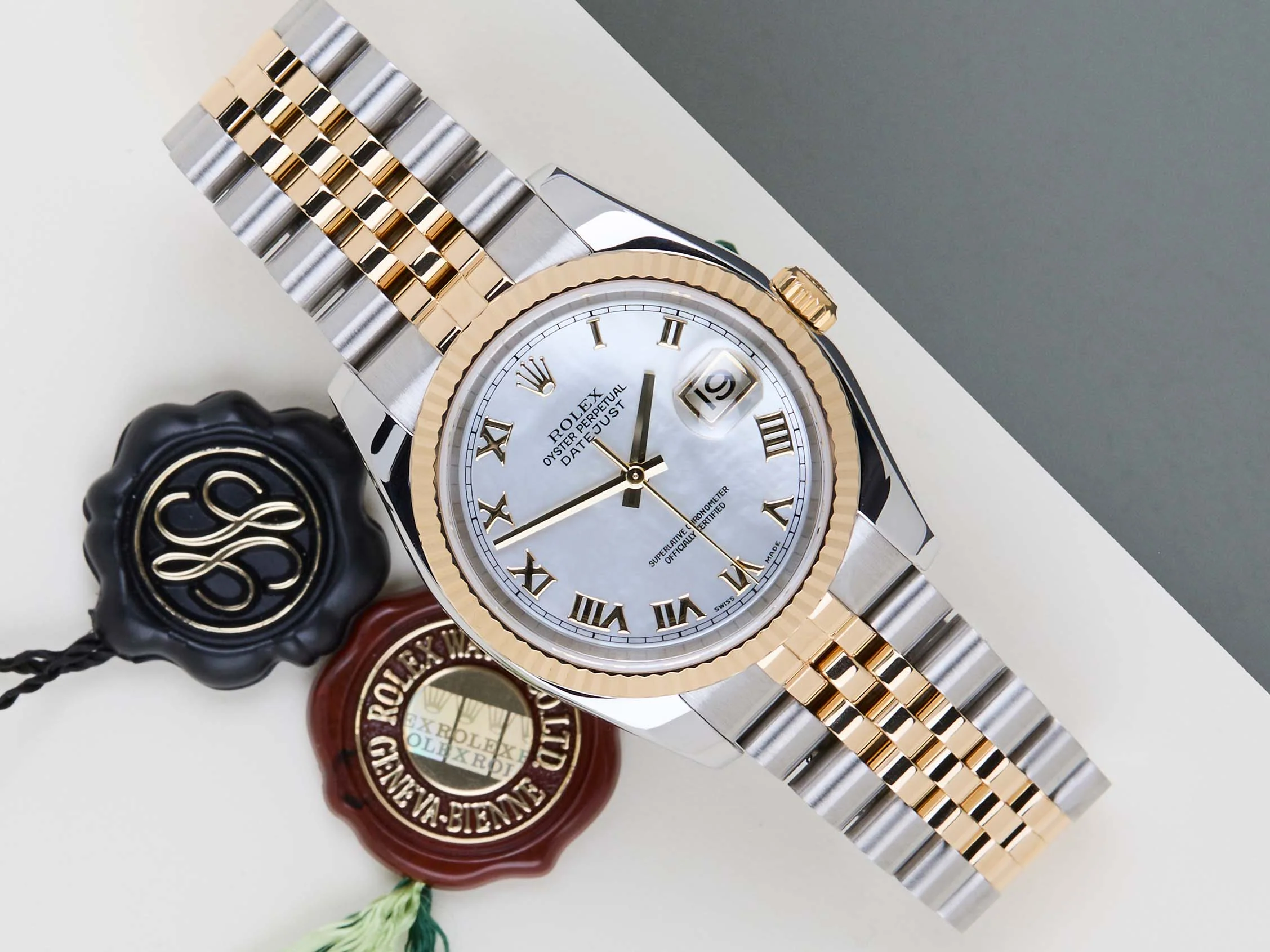 Datejust 36 'Roman Mother Of Pearl Dial - Jubilee'