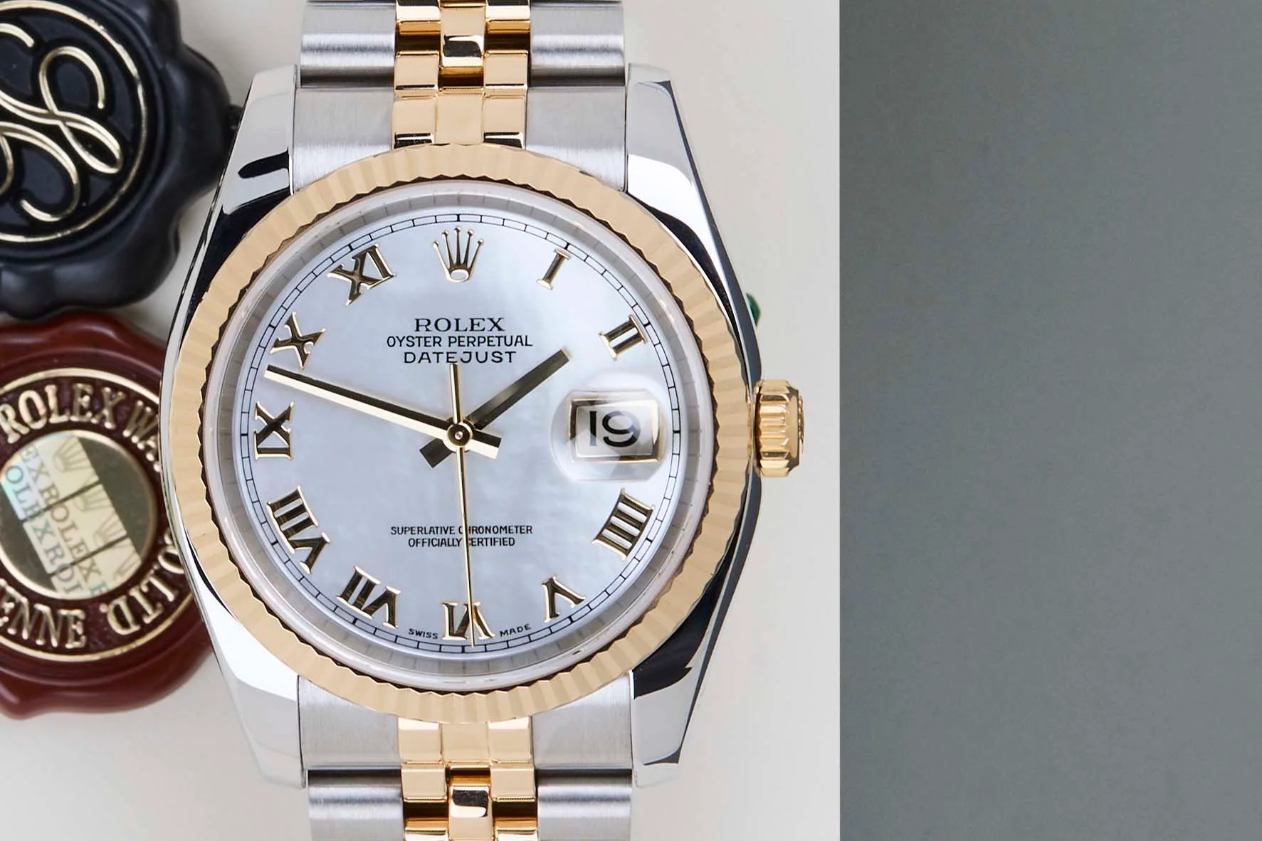 Datejust 36 'Roman Mother Of Pearl Dial - Jubilee' - Image 5